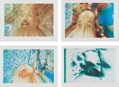 Allen in Vision, four plates