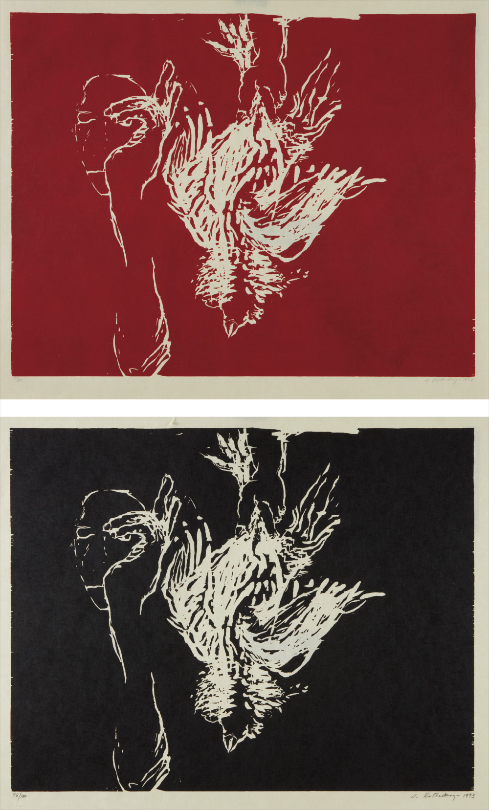 Dead Rooster (Red); and Dead Rooster (Black)