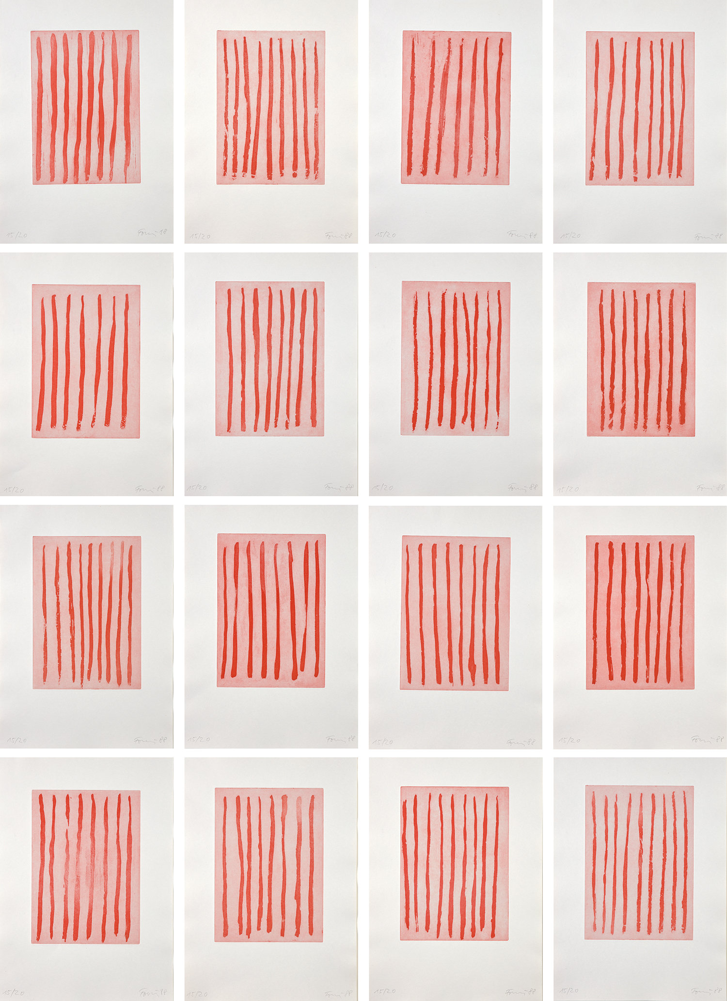 Günther Förg — Linien I (Lines I)