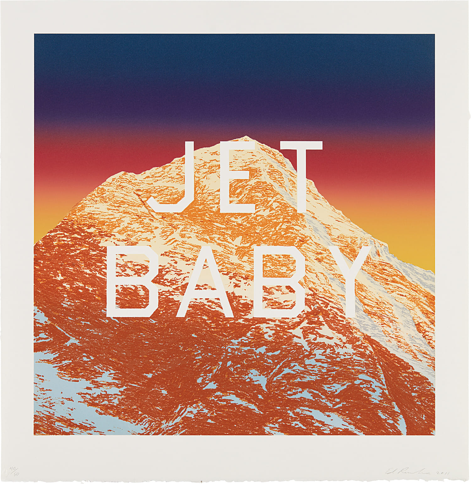 Ed Ruscha — Jet Baby