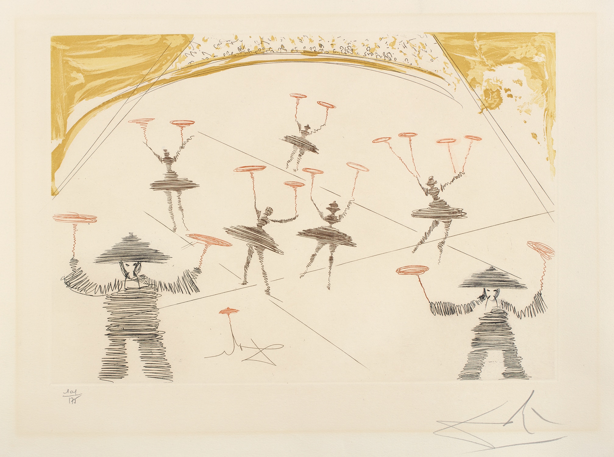 Salvador Dalí — Chinois, from Le Cirque (Chinese, from The Circus)