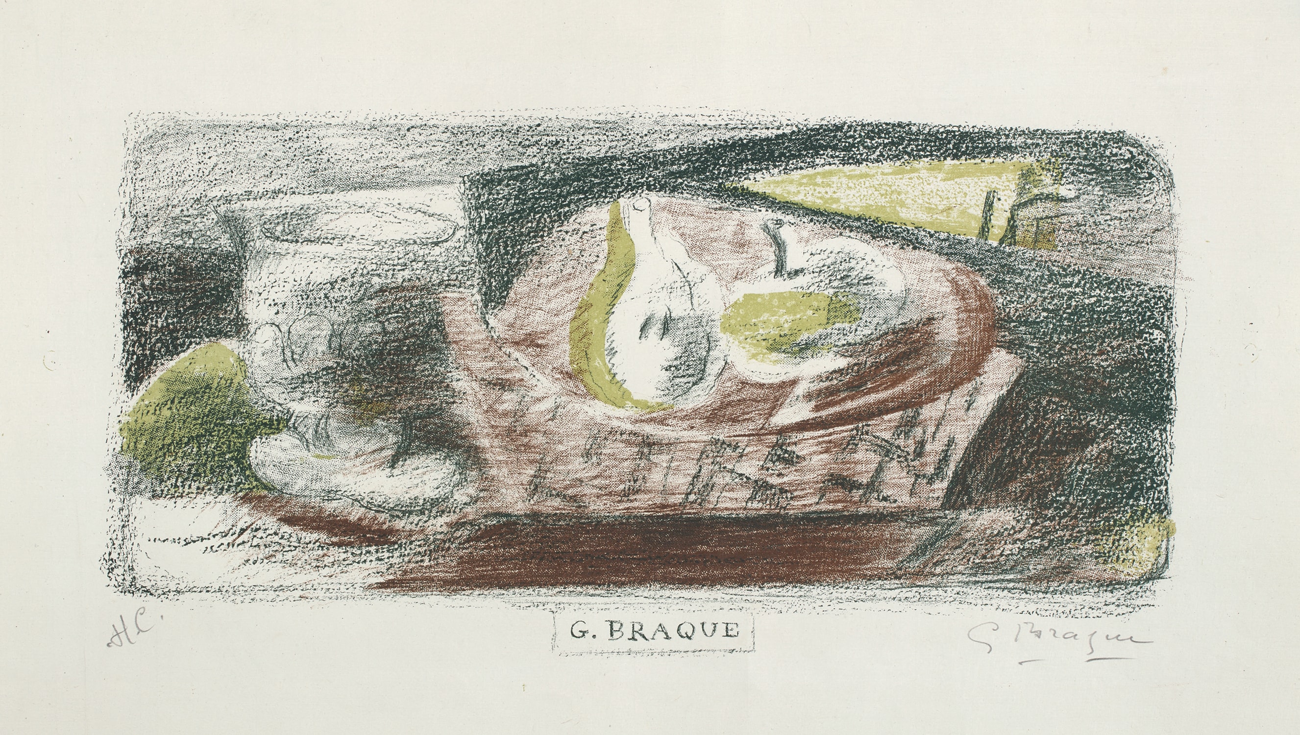 Nature Morte III (Verre et fruits) (Still Life III, Glass and Fruit)