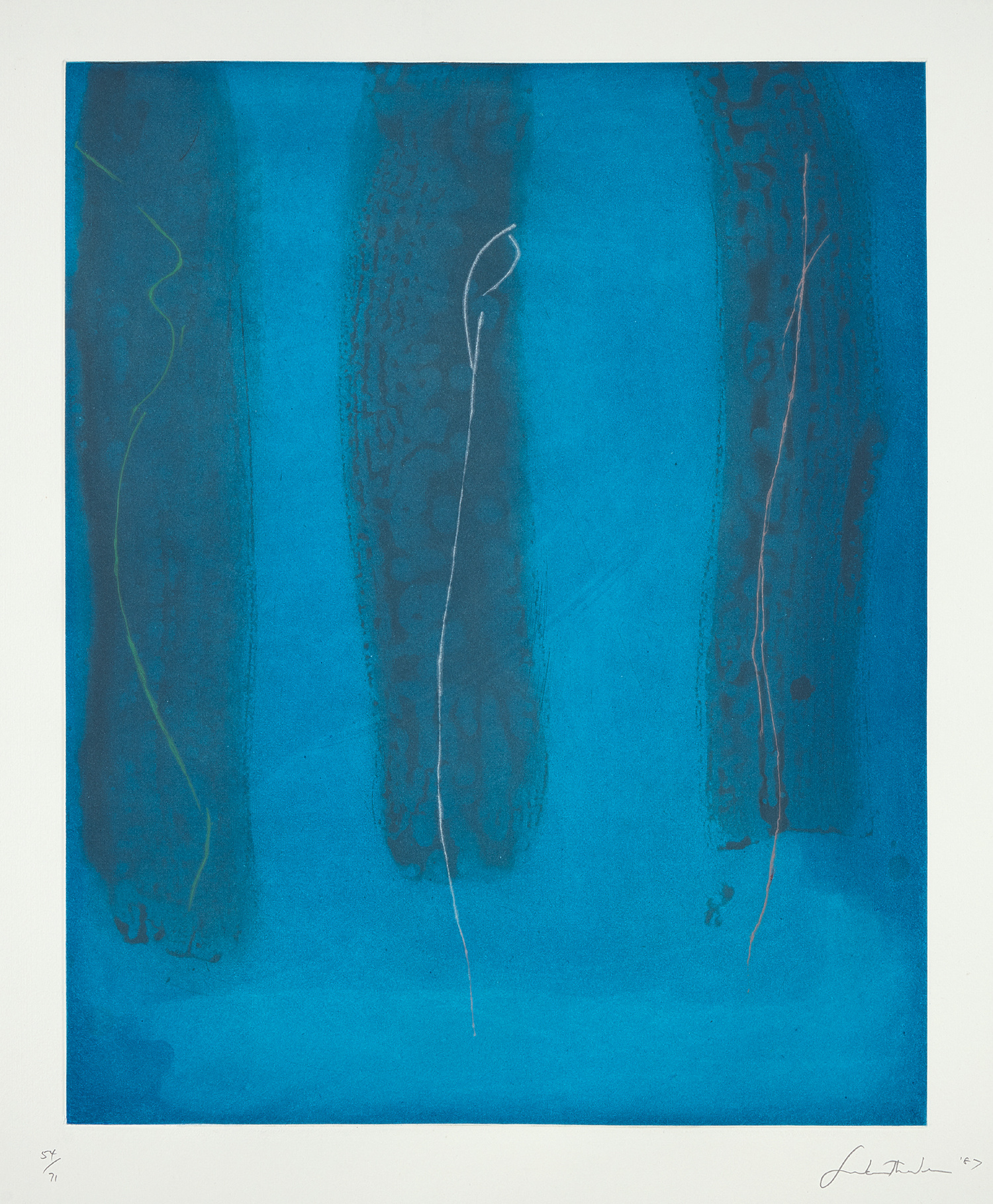 Helen Frankenthaler — Midnight, from Broome Street Series