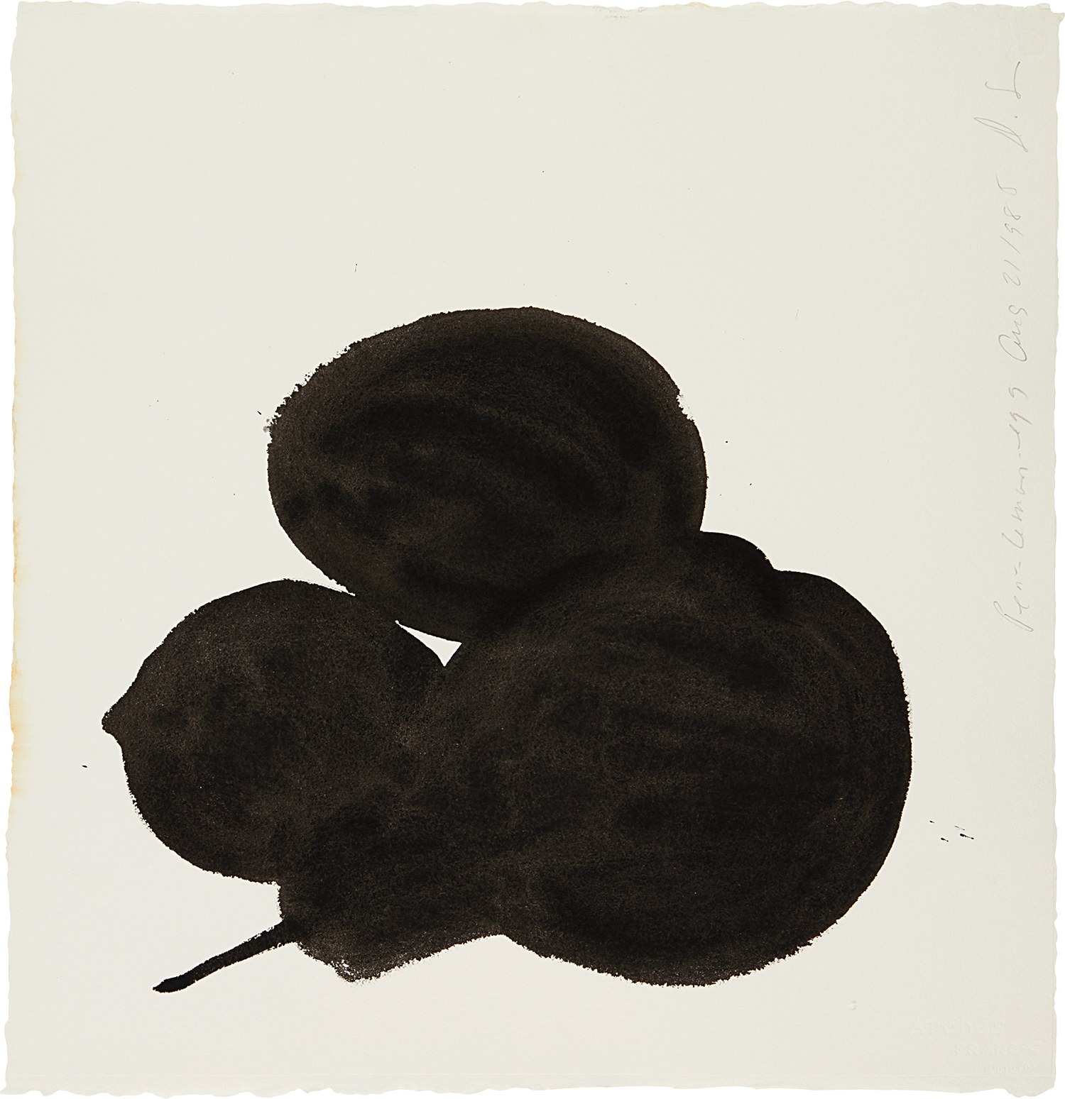 Donald Sultan — Pear, Lemon, Egg