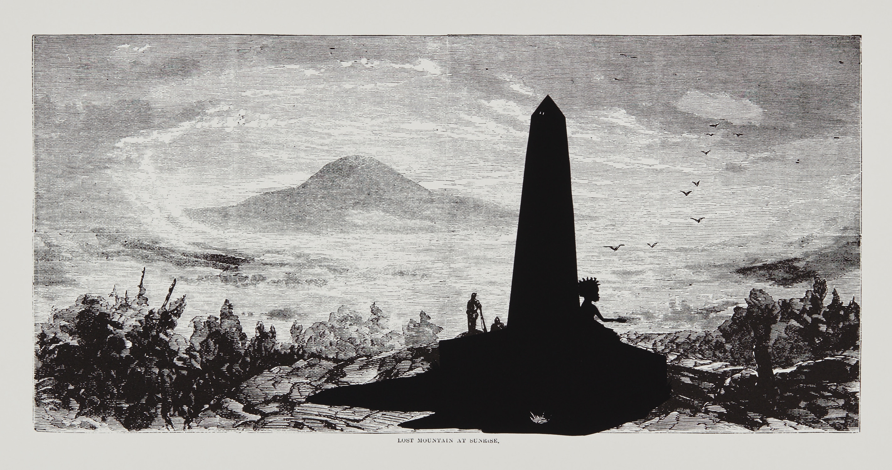 Kara Walker — Lost Mountain at Sunrise, from Harper's Pictorial History of the Civil War (Annotated)
