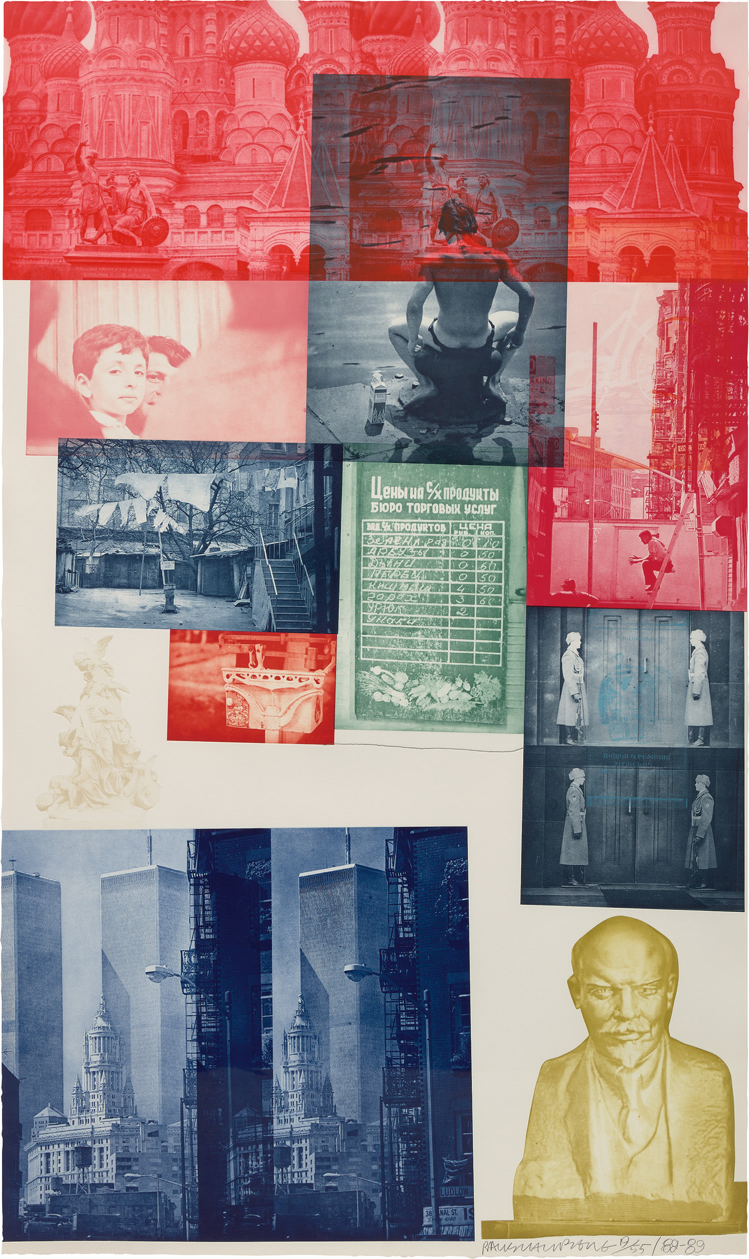 Robert Rauschenberg — Soviet/American Array I