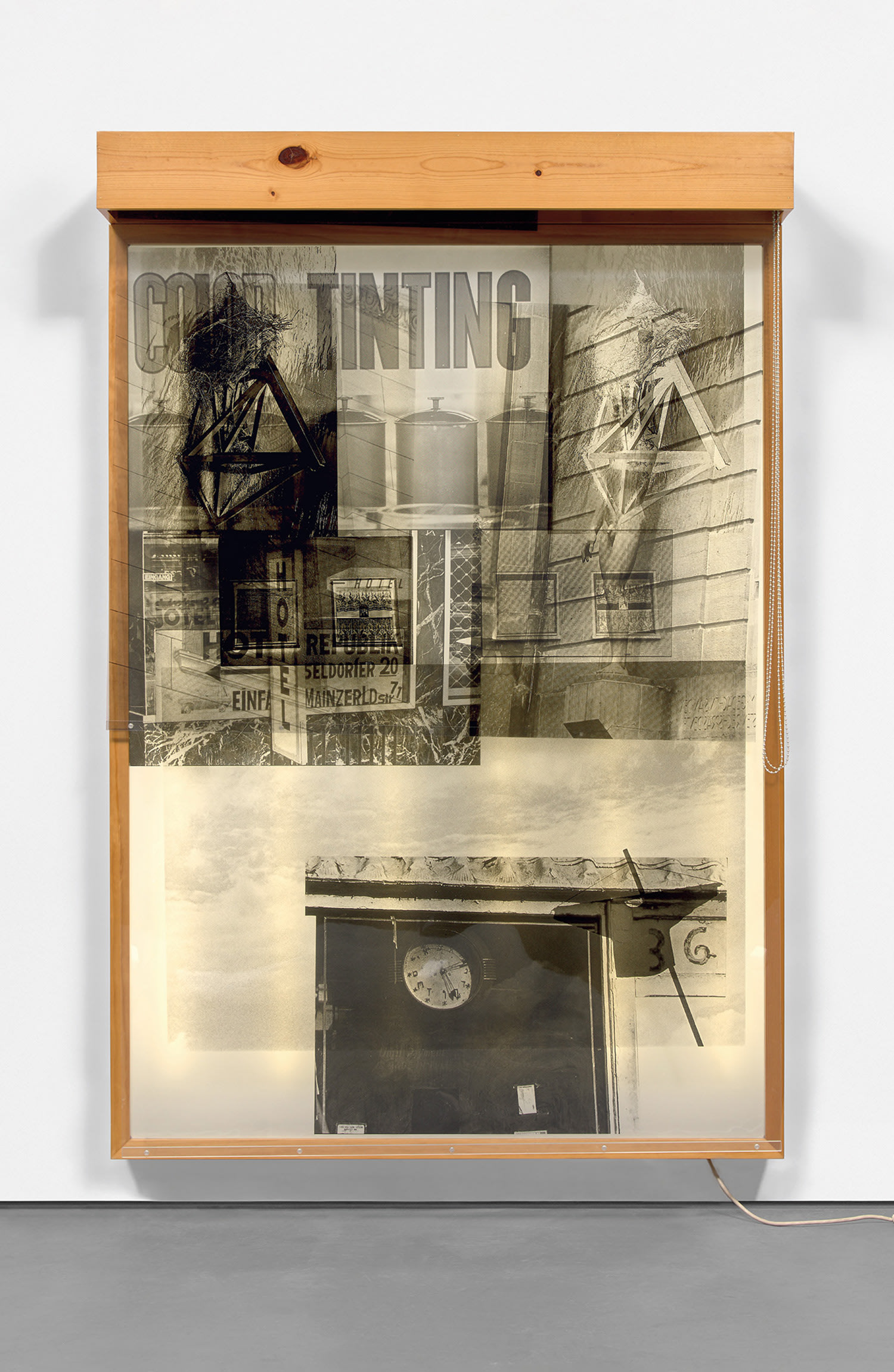 Robert Rauschenberg — Sling-Shots Lit #6 (Black State)