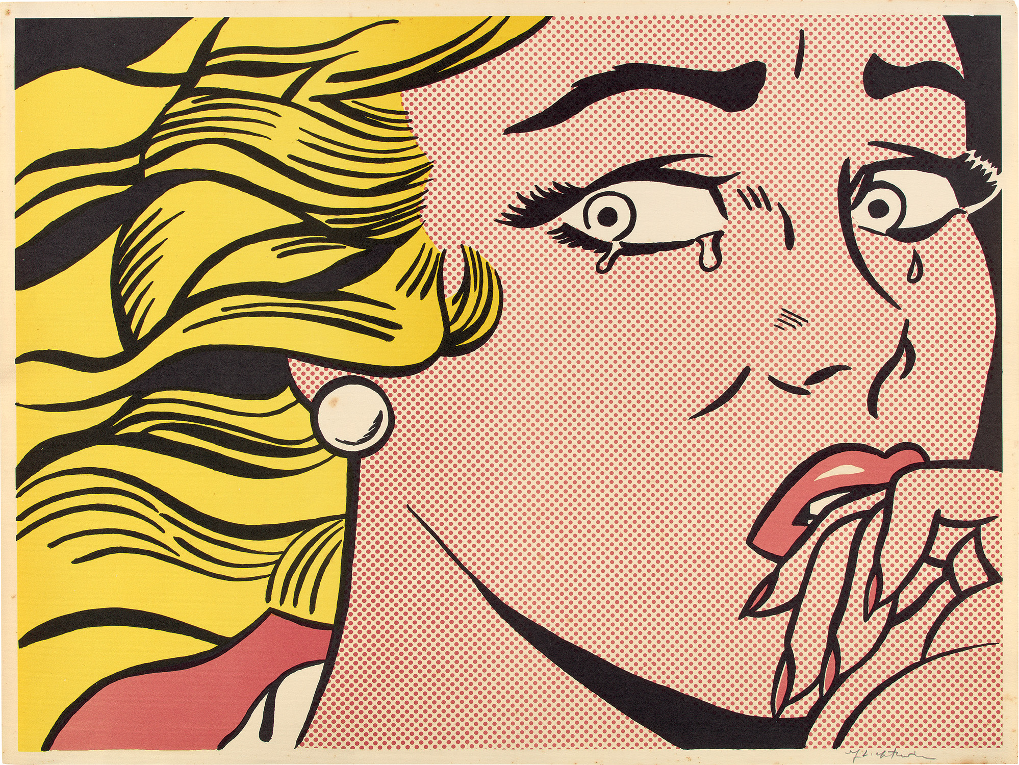 Roy Lichtenstein — Crying Girl