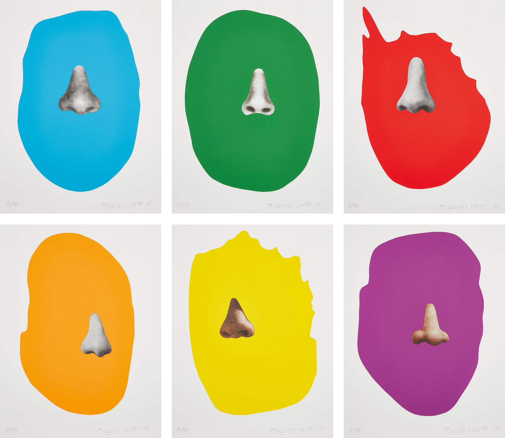 John Baldessari — Nose/Silhouette