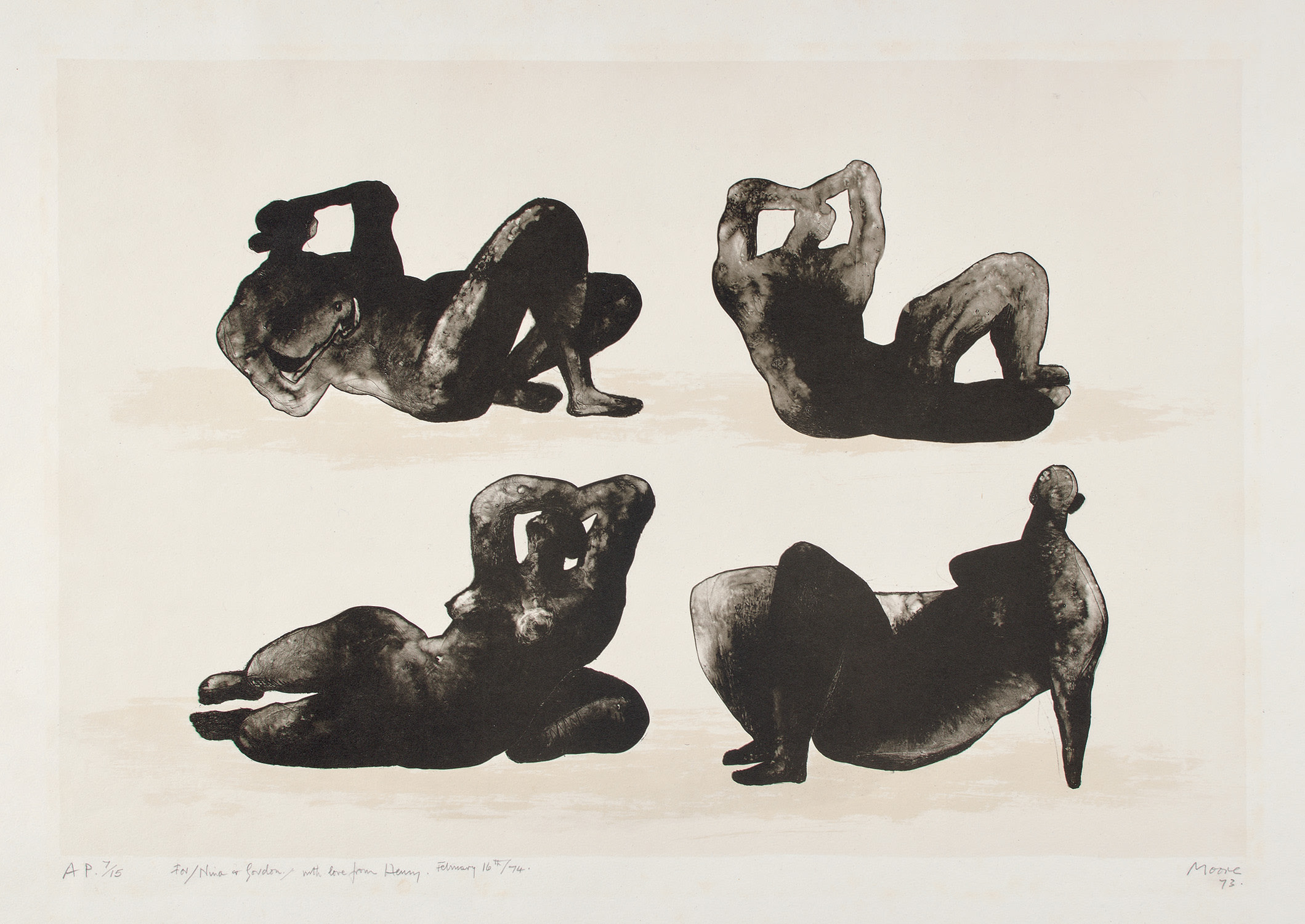 Four Reclining Figures