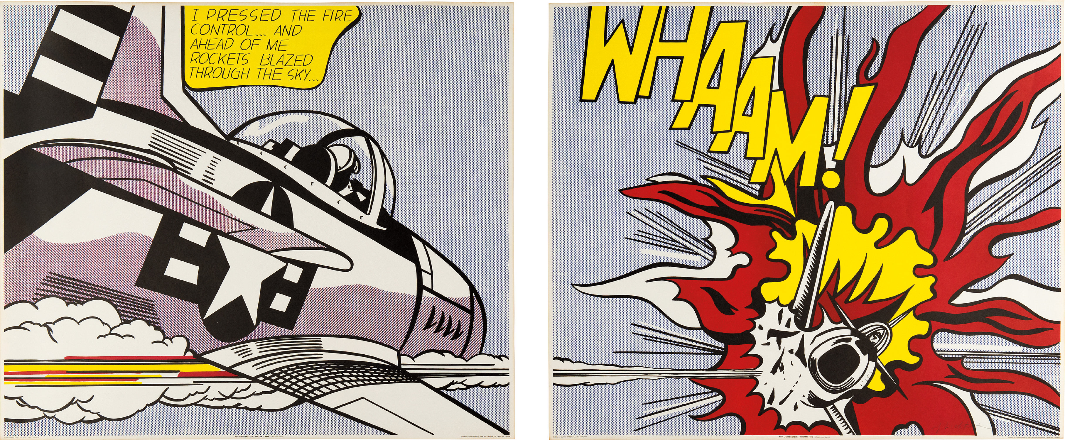 Roy Lichtenstein — Whaam! Poster