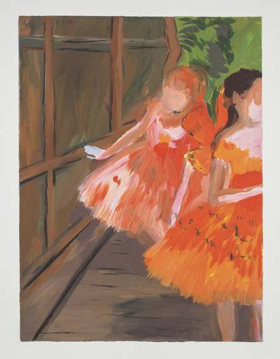 Dancers in the Wings, Moths, Paris Opera, Degas