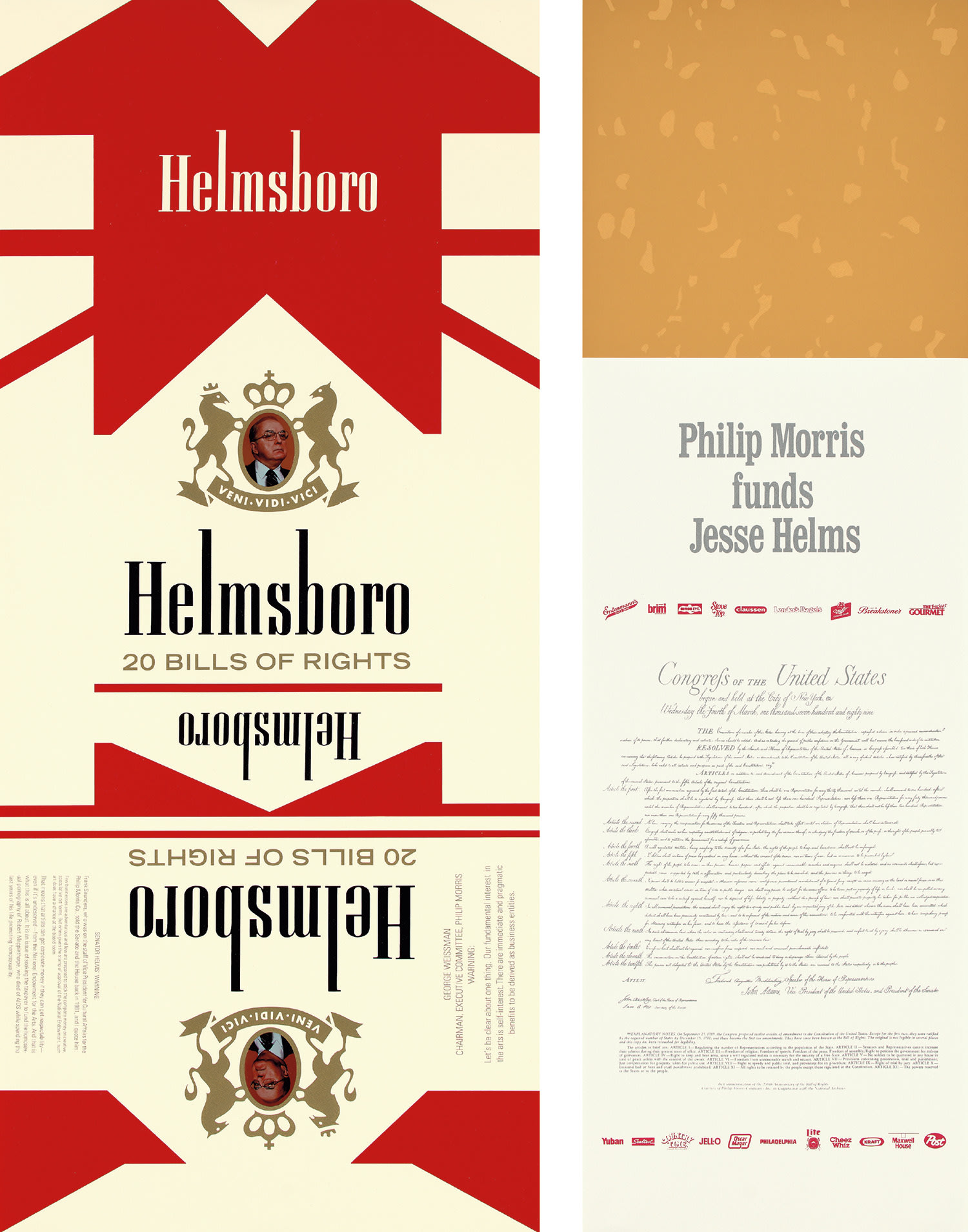 Hans Haacke — Helmsboro Country (Unfolded)