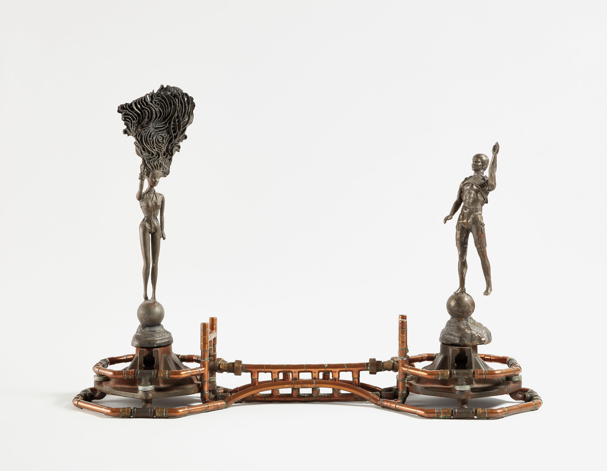 Joel Otterson — Wet and Wild Ken & Barbie Andiron Set
