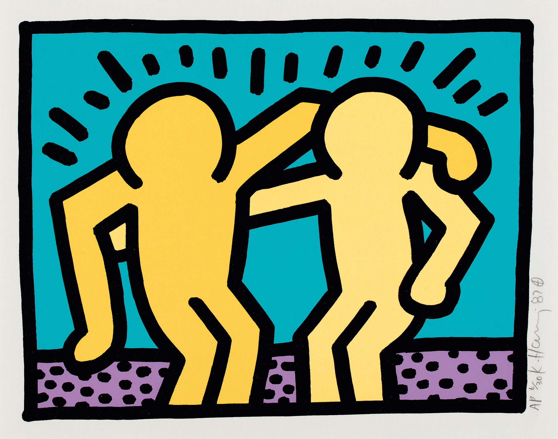 Keith Haring — Pop Shop I: one plate