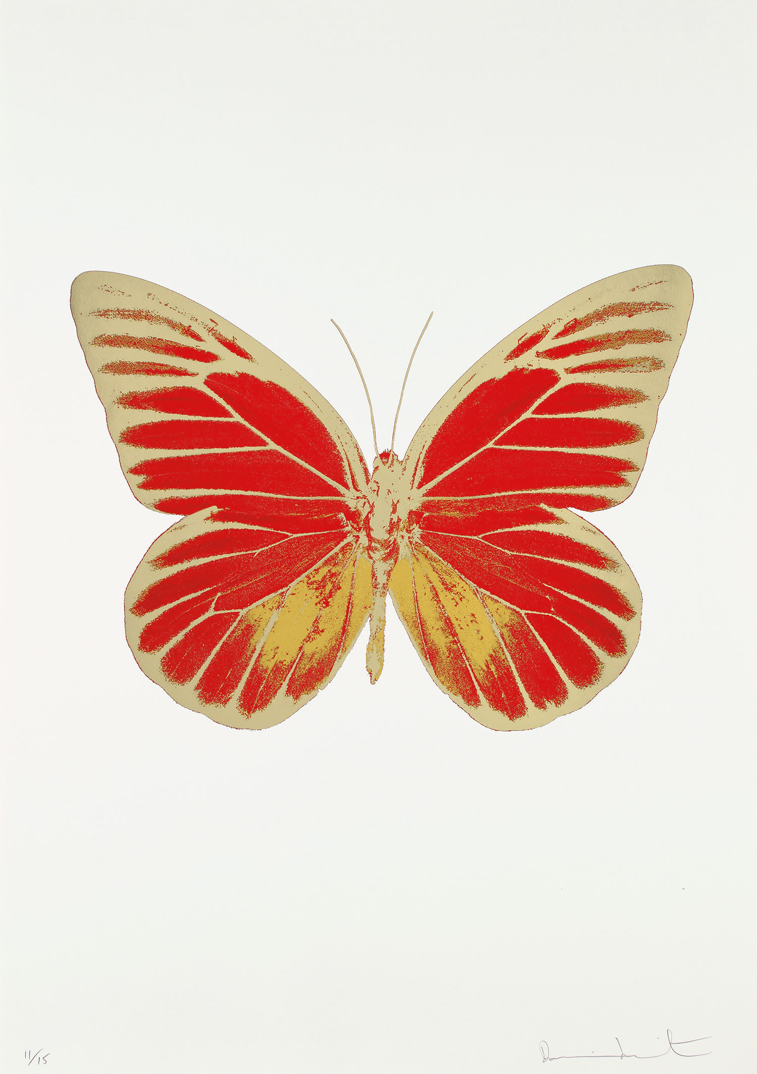 Damien Hirst — The Souls IV: Chilli Red-Oriental Gold