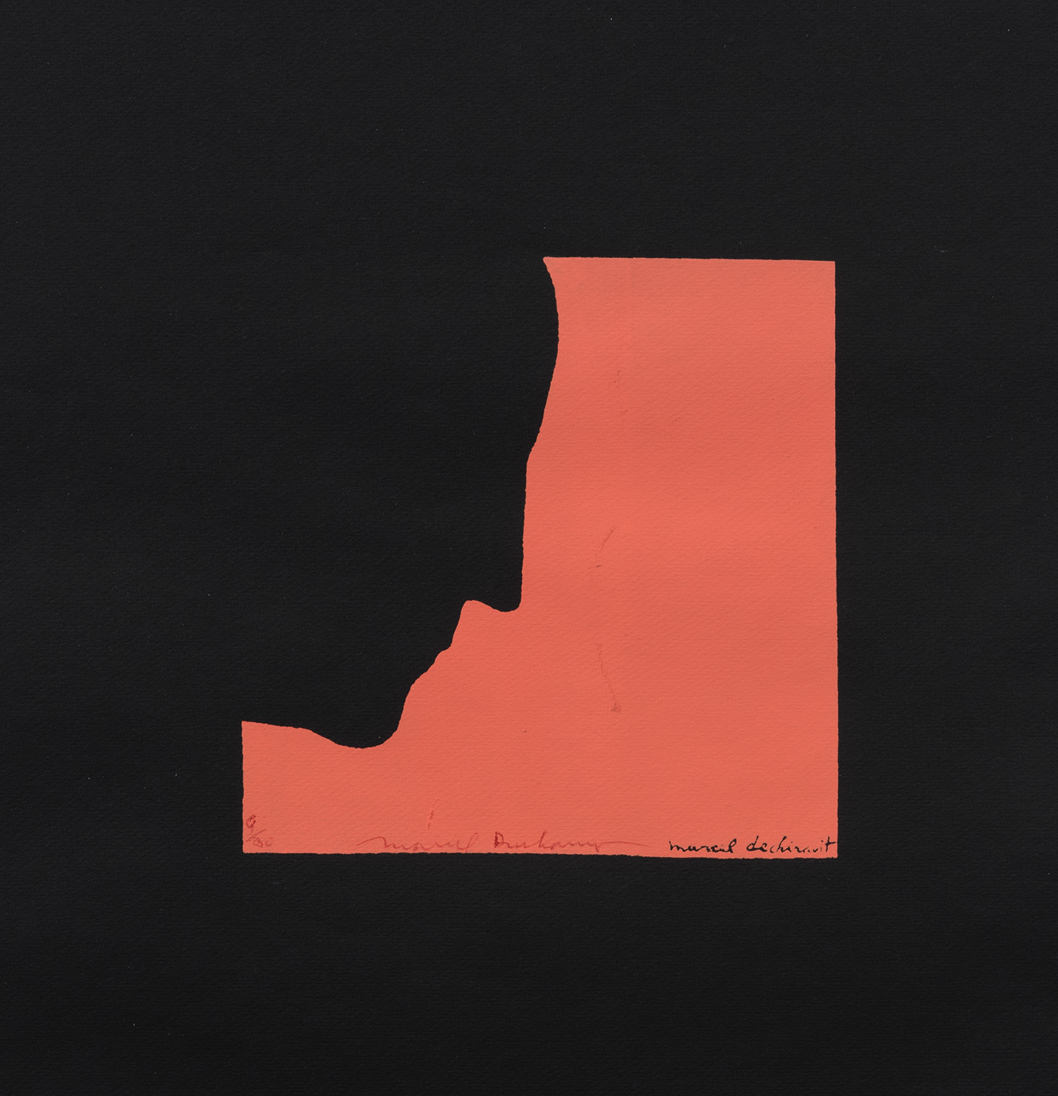 Marcel Duchamp — Poster after 'Self-Portrait in Profile' (see S. 557a and 565)