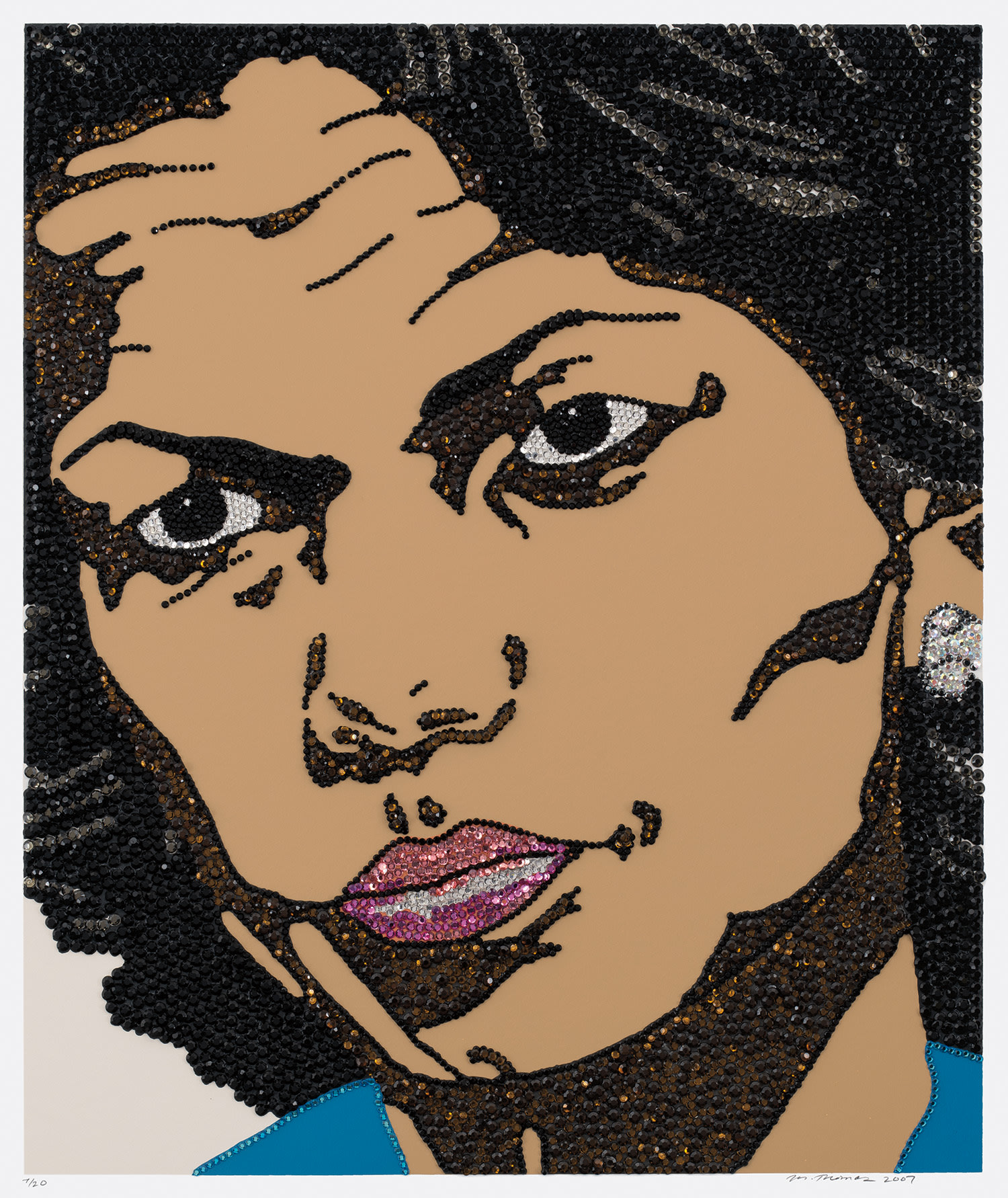 Mickalene Thomas — Condoleezza Rice, from When Ends Meet