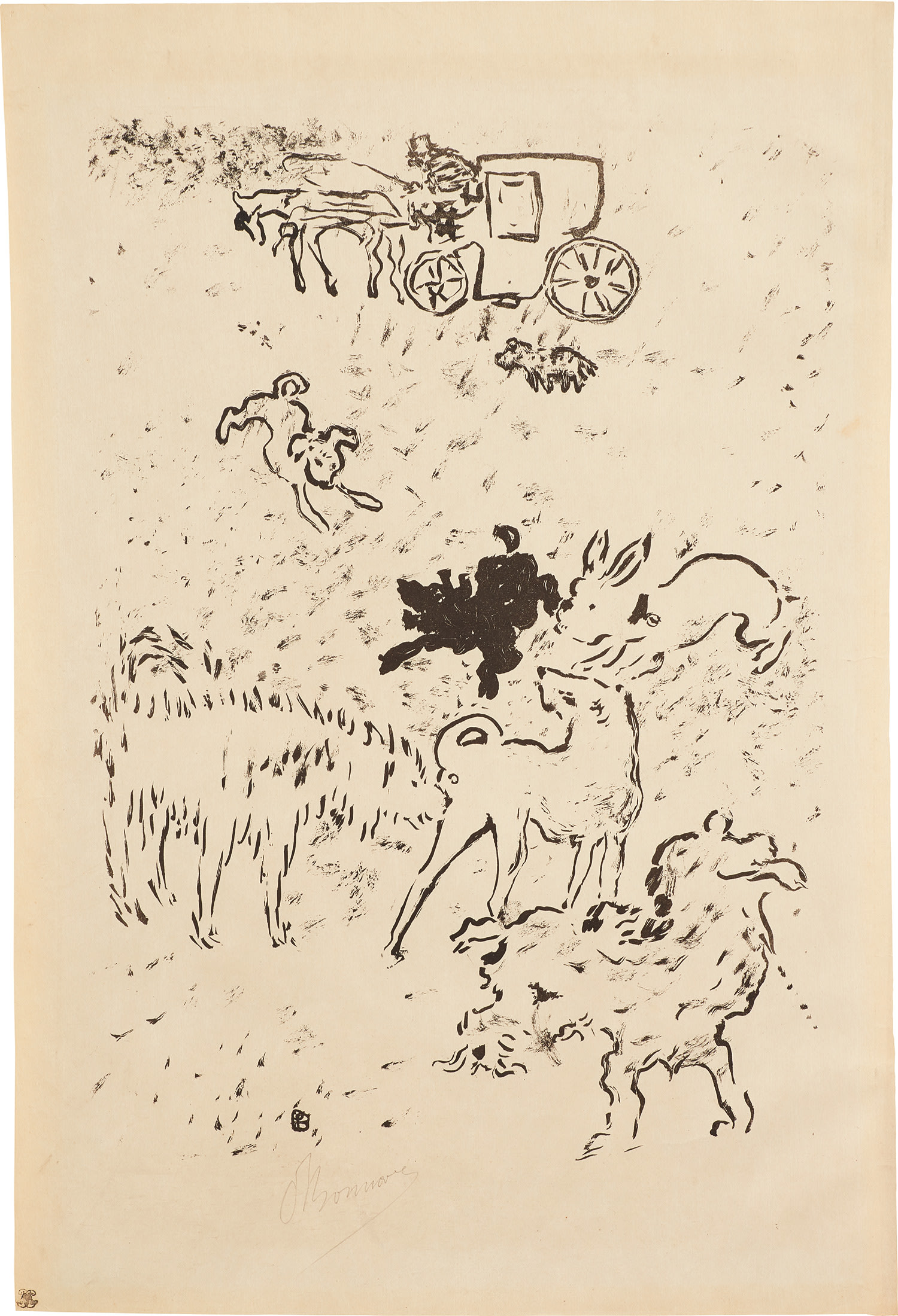 Les Chiens (Dogs) (R.-M. 25, B. 25)