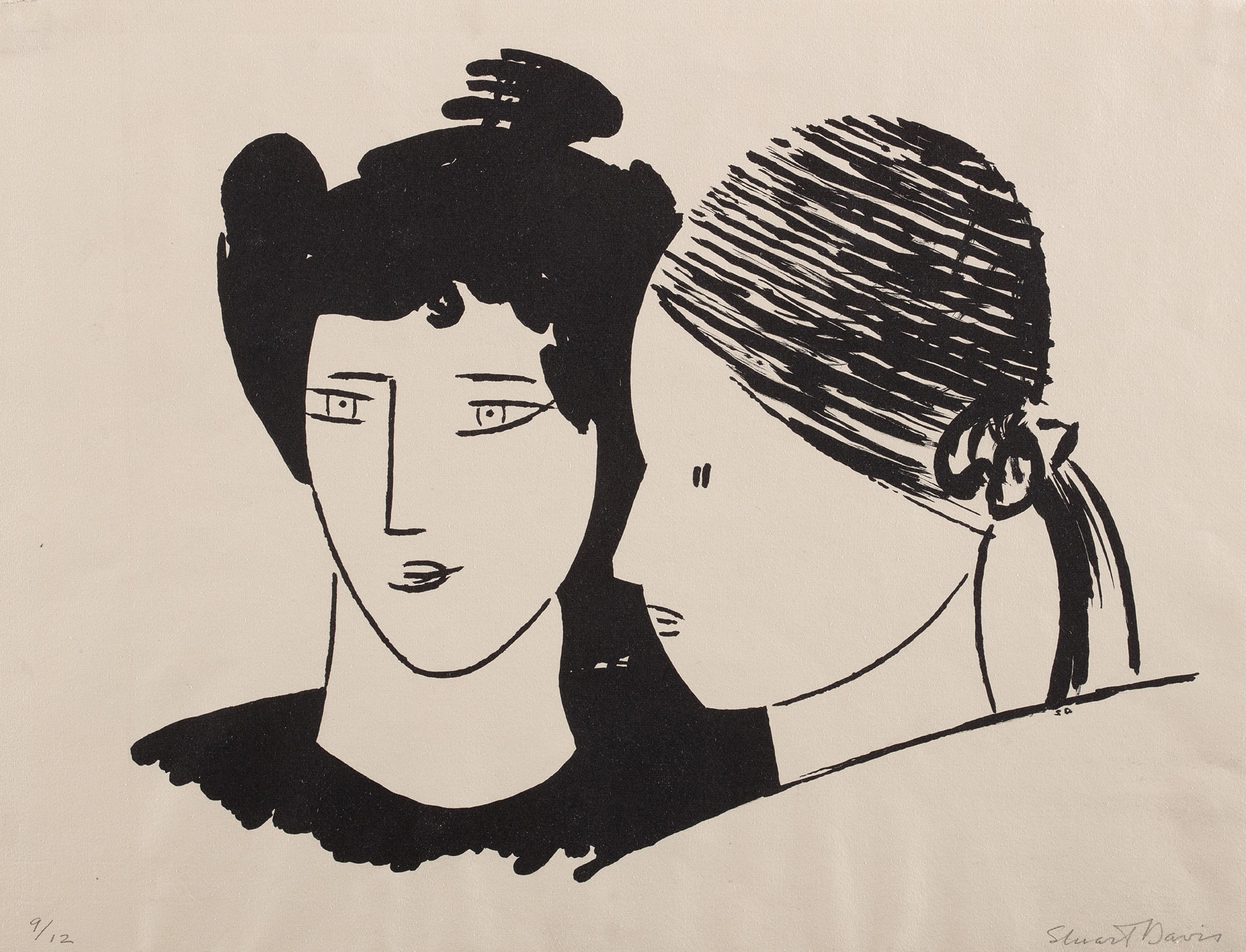 Stuart Davis — Two Heads (C. & M. 13)