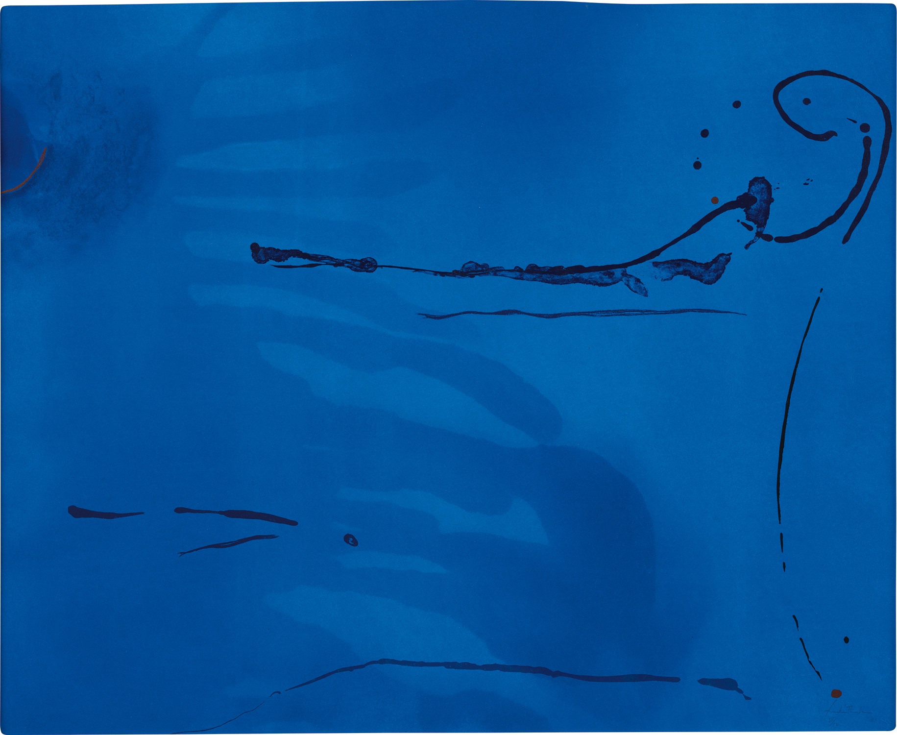 Helen Frankenthaler — Blue Current (H. 134)
