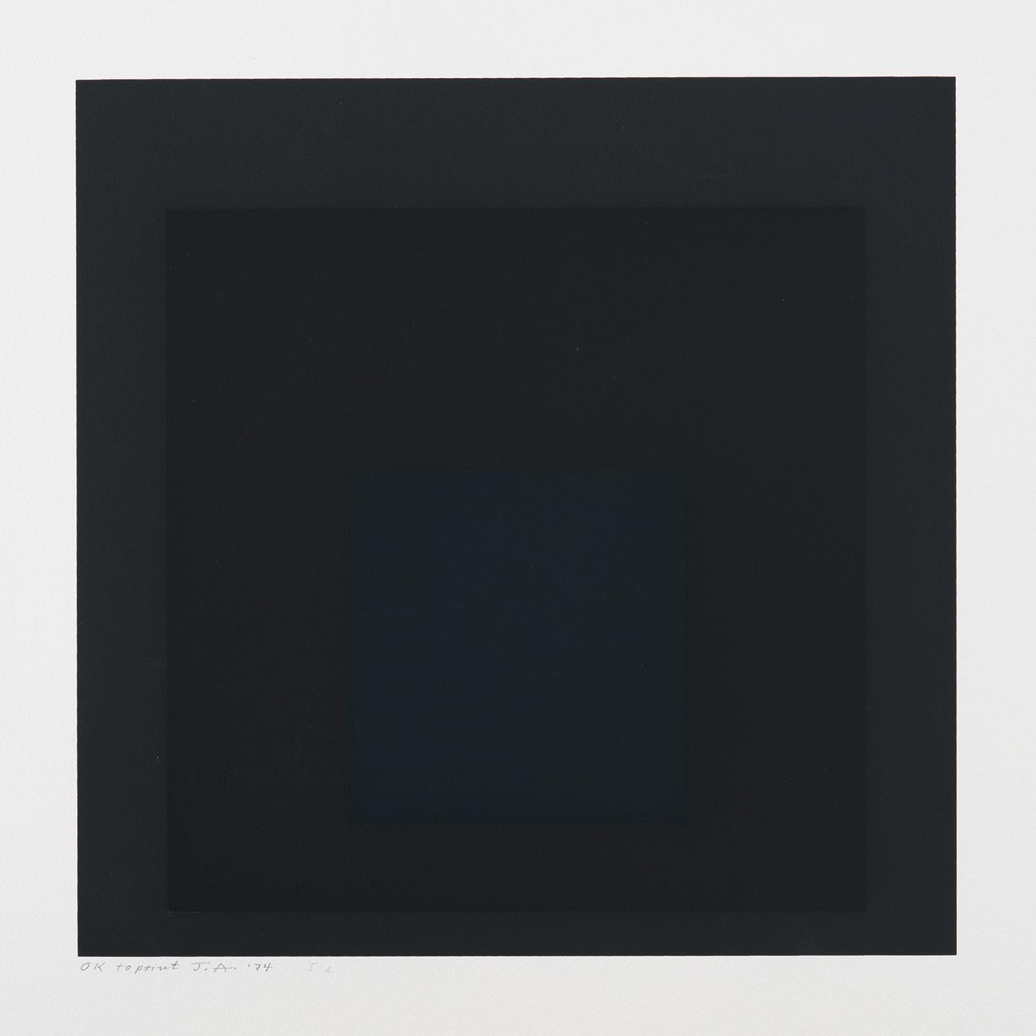 Josef Albers — Gray Instrumentation I e (D. 225.5)