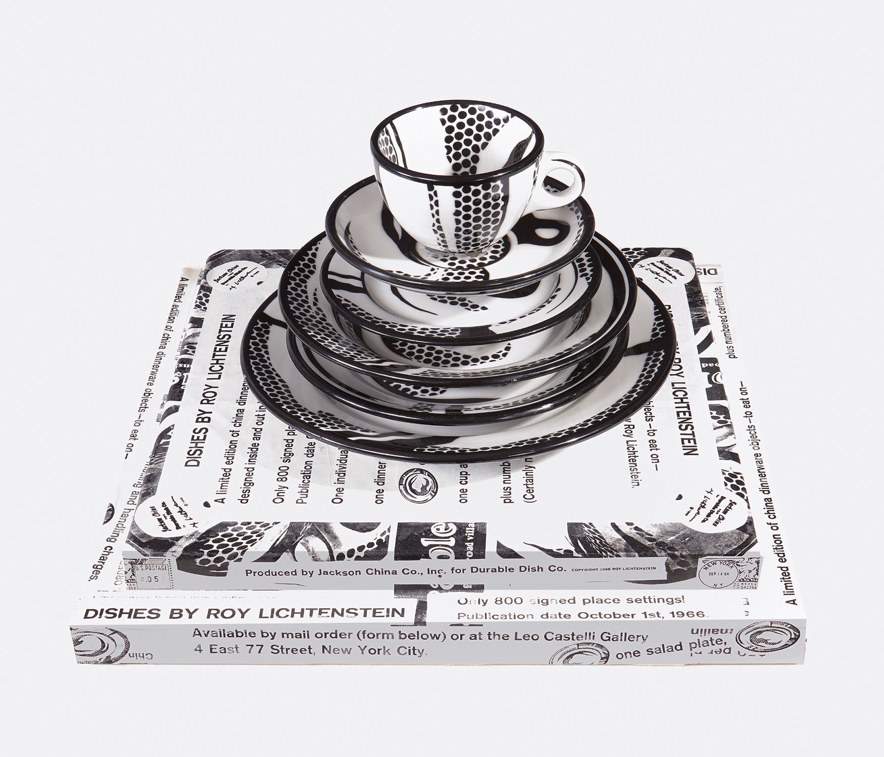 Roy Lichtenstein — Dinnerware (six pieces)