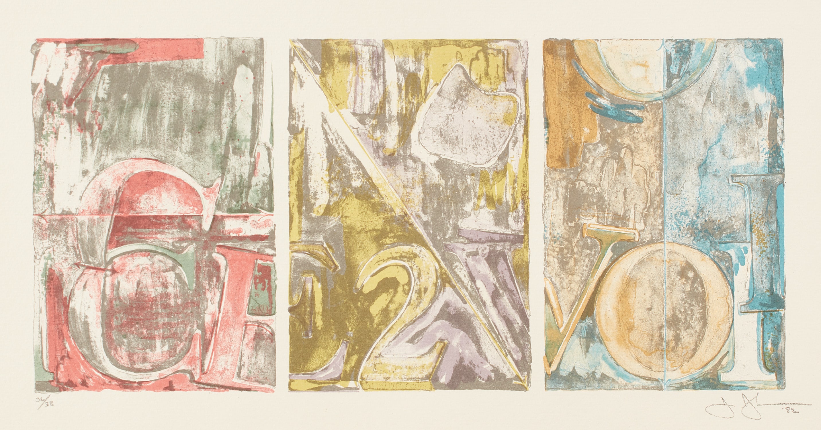 Jasper Johns — Voice 2 (U.L.A.E. 230)