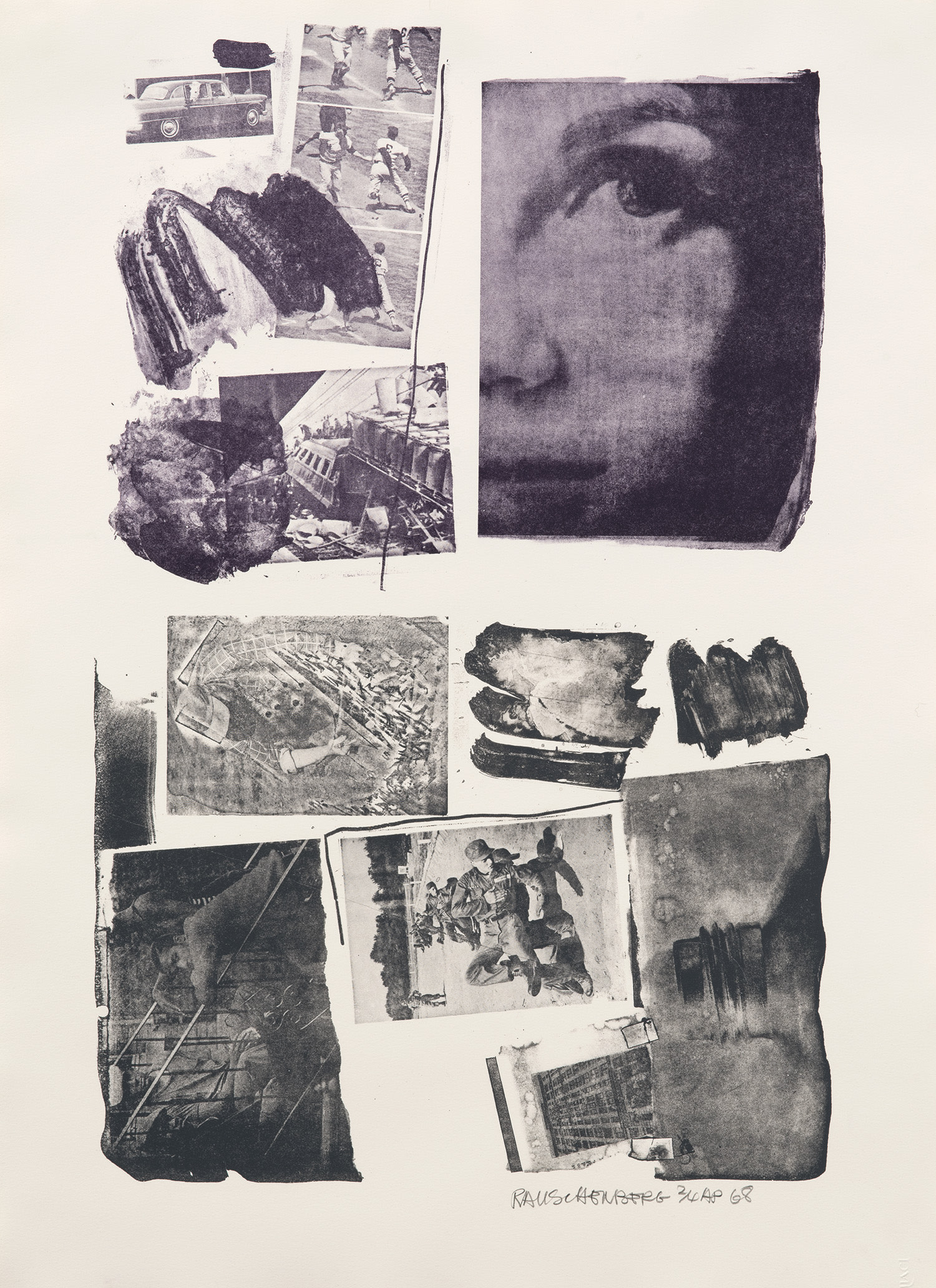 Robert Rauschenberg — Pledge (U.L.A.E. 35, F. 64)
