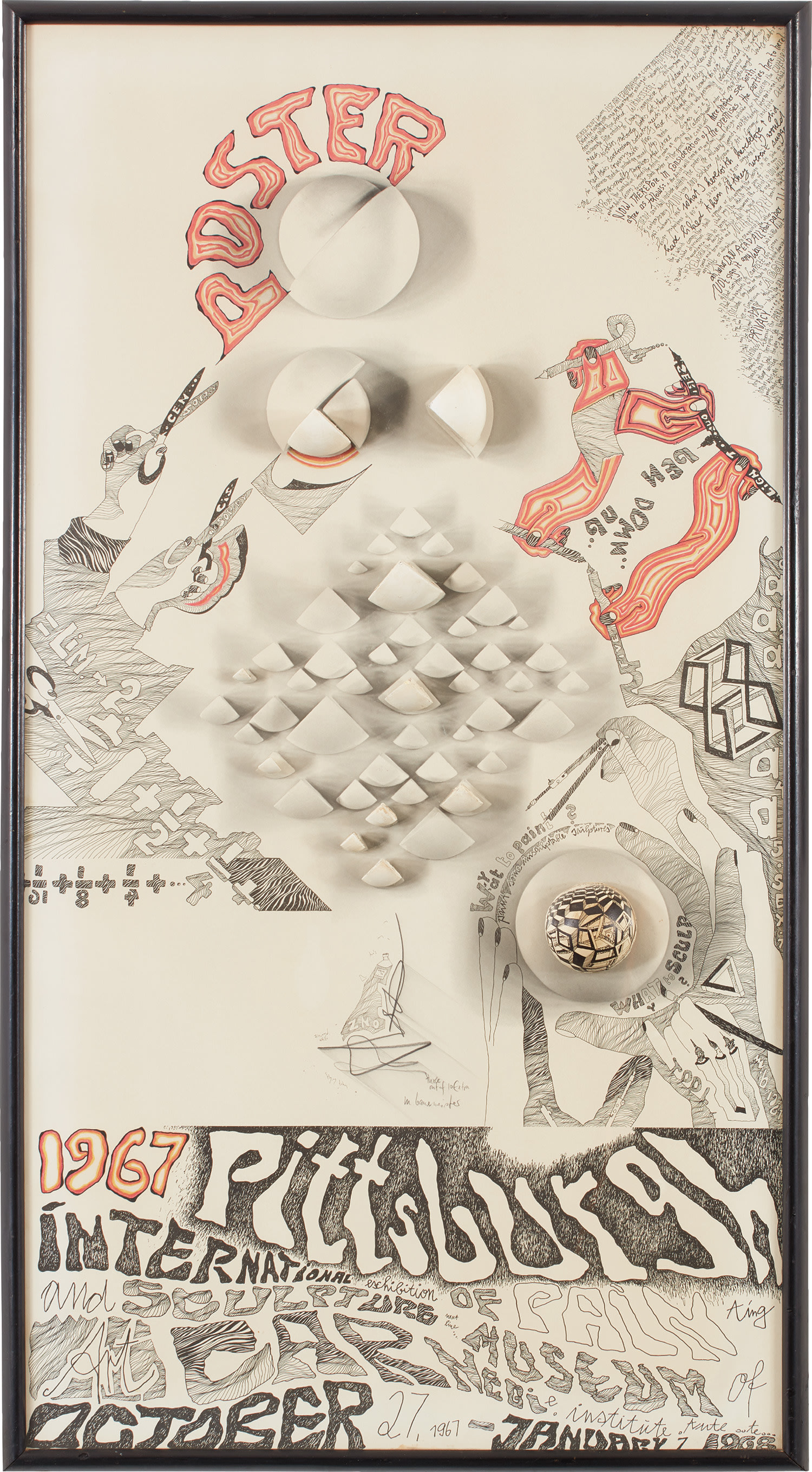 Angela Dufresne — Westchester County Country Club pool with view of Richard Buckminster Fuller Aquatic Dome House of Victor Bloom - scene in the foreground in the Pool receiving fellatio from an un-named woman