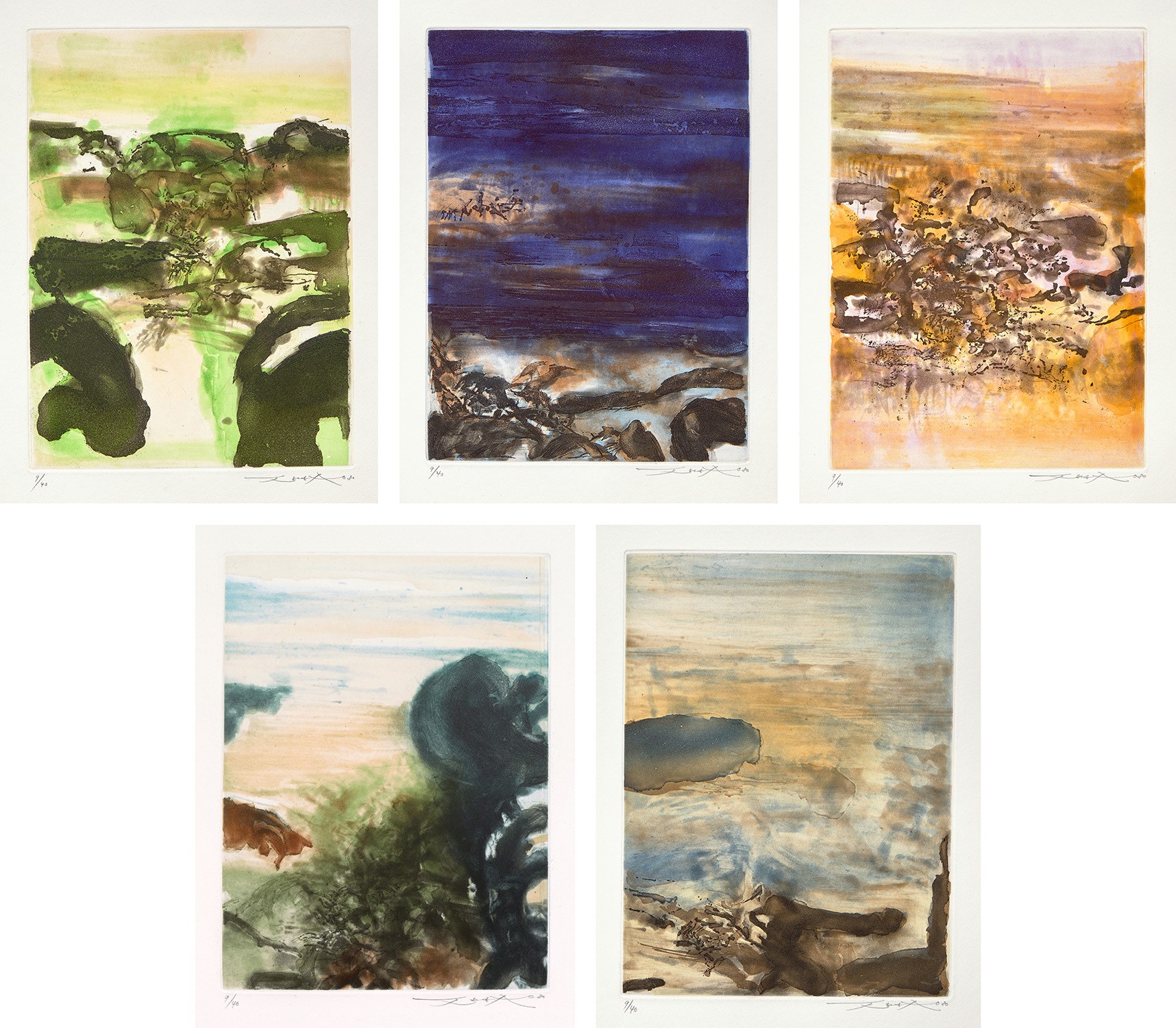 Zao Wou-Ki — Beauregard (Å 307-311)