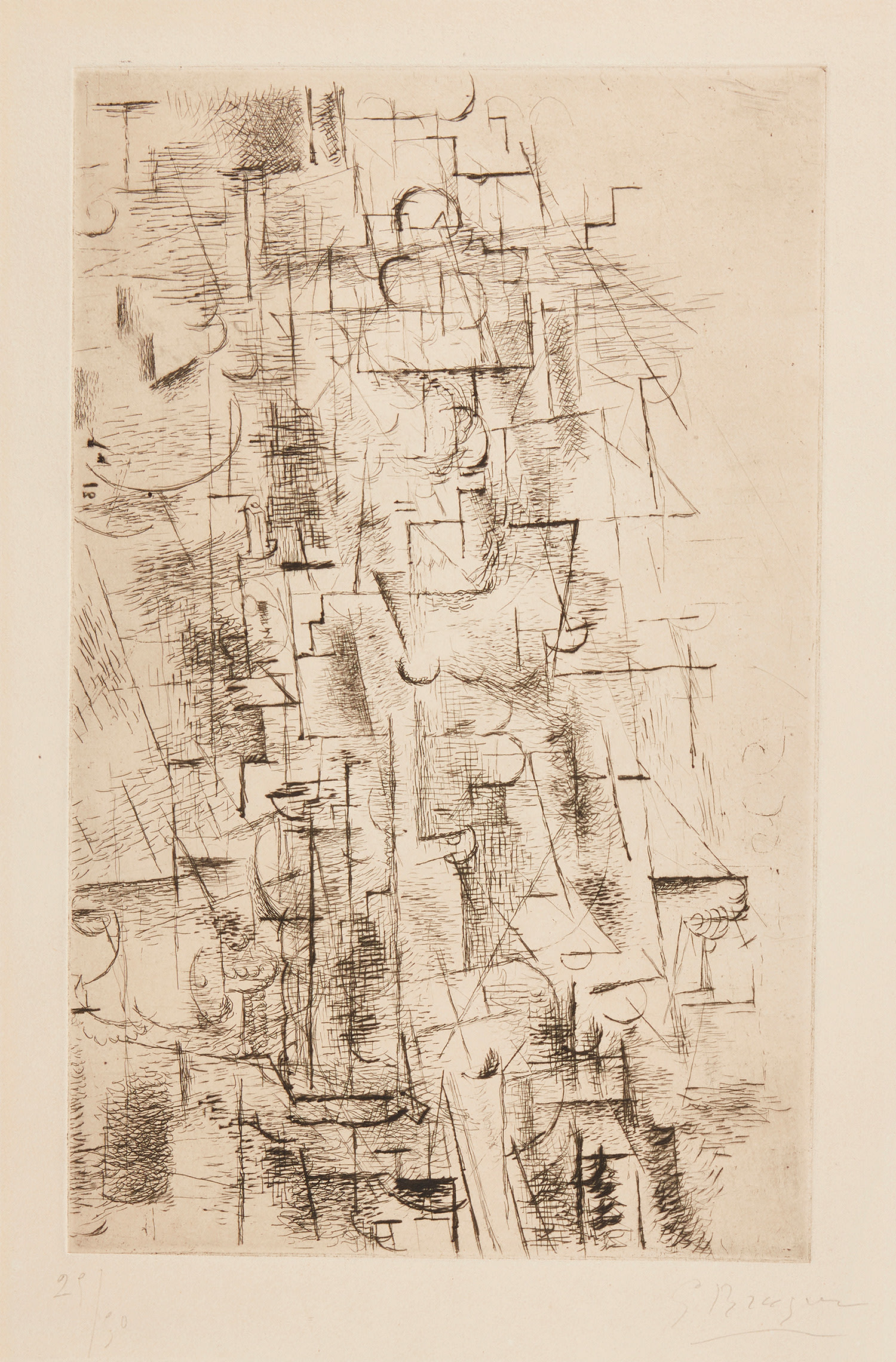 Georges Braque — Composition (Nature morte I) (Composition, Still Life I) (V. 8)