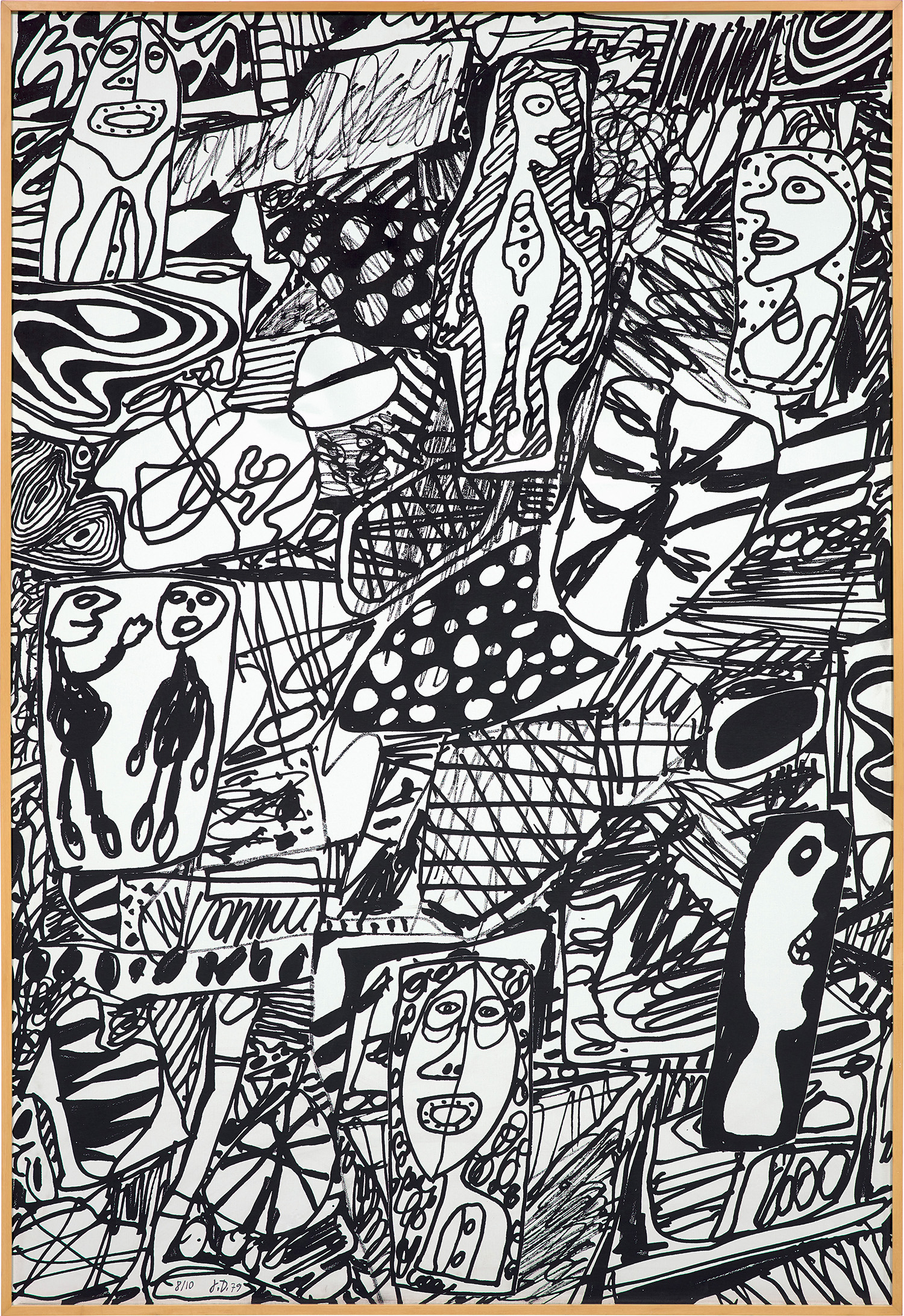 Jean Dubuffet — Site de mémoire I (Memory Site I) (L. fasc. XXXII 182b, W. 1262)