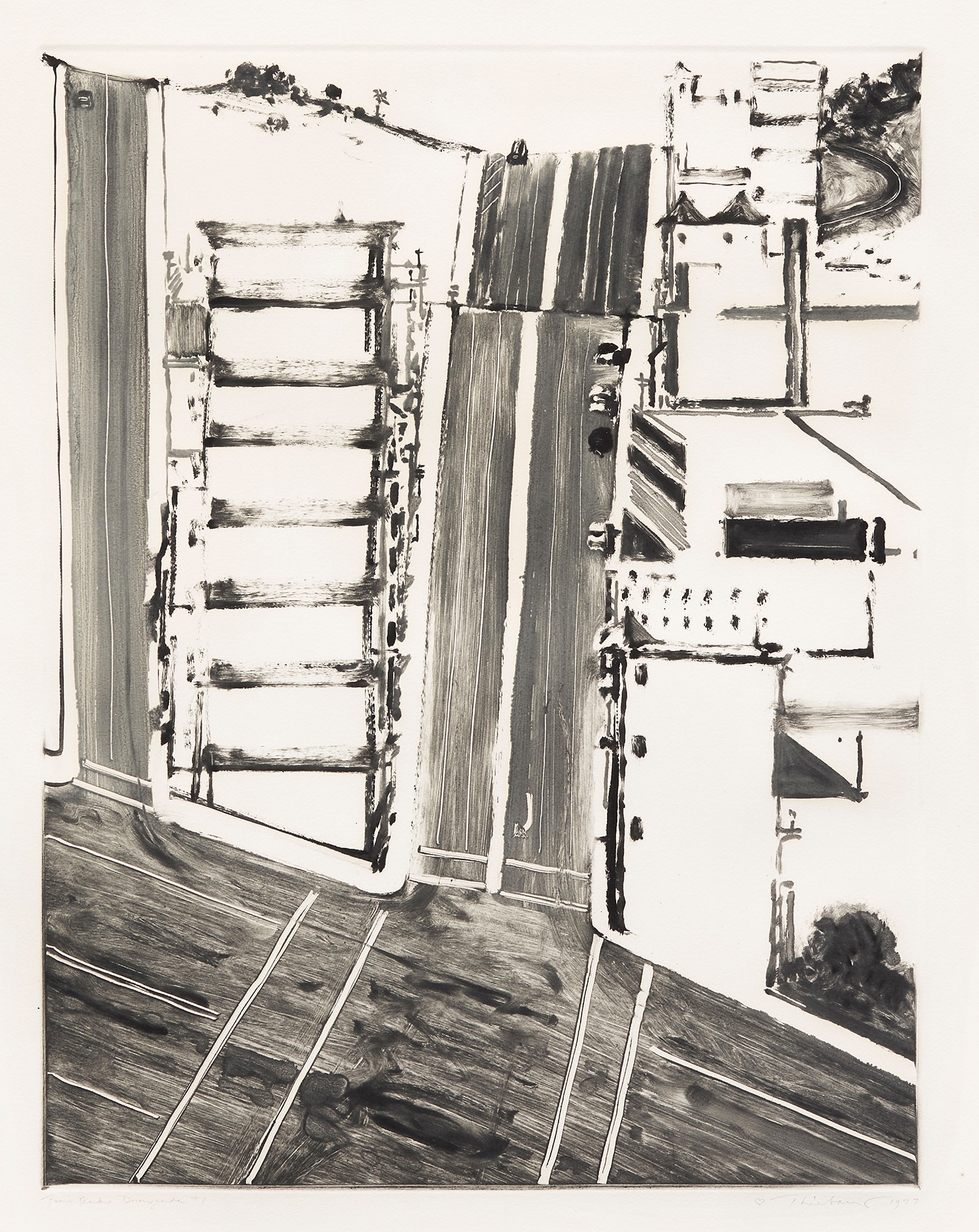 Wayne Thiebaud — Twin Peaks Downgrade #1