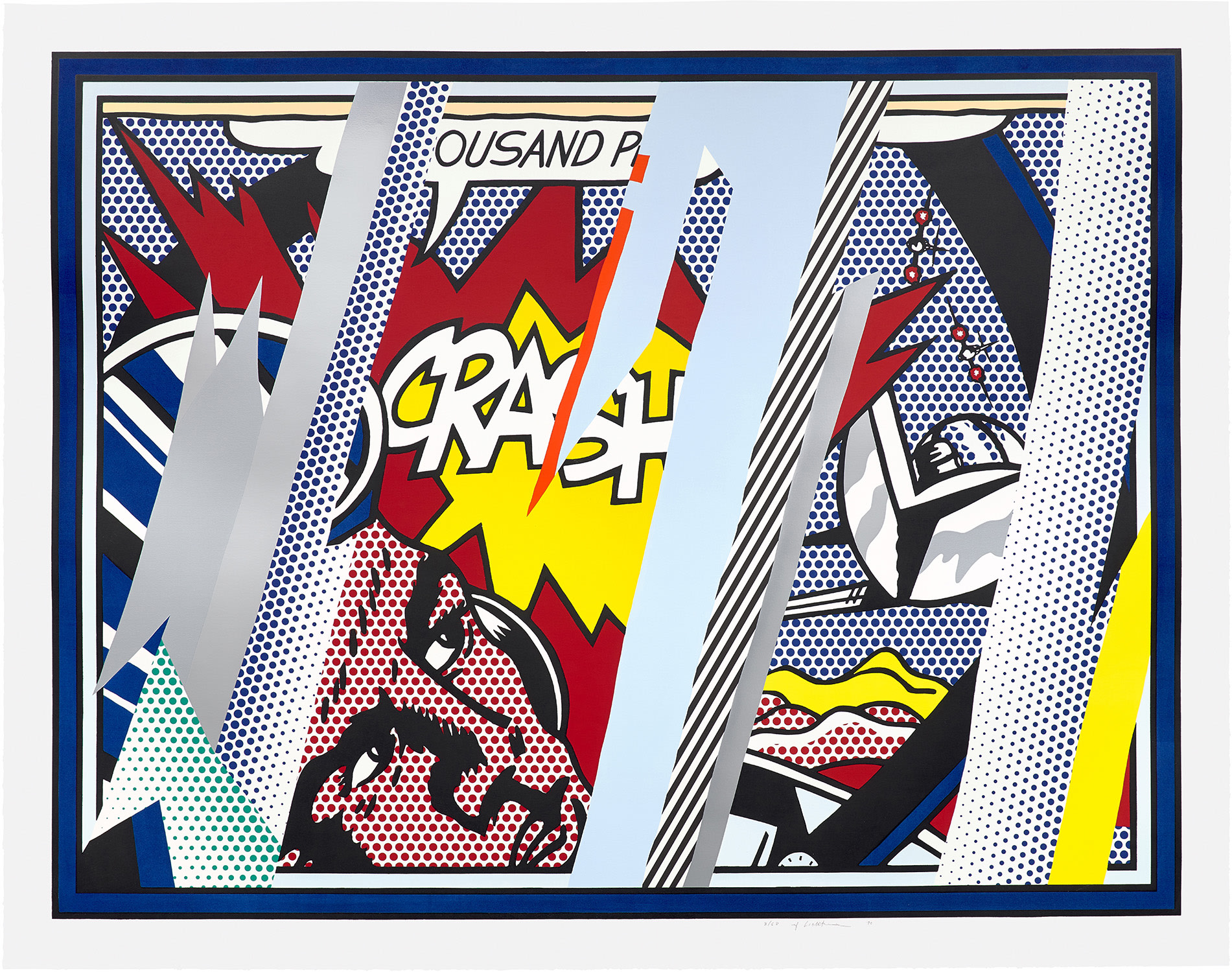 Roy Lichtenstein — Reflections on Crash, from Reflections series (C. 239)