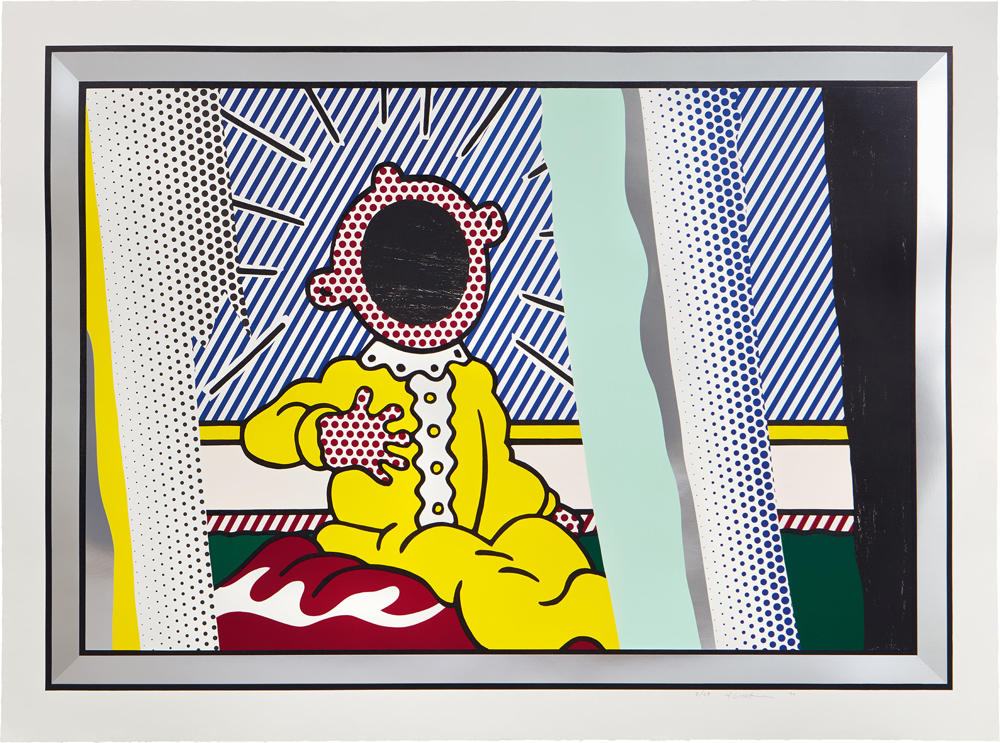 Roy Lichtenstein — Reflections on The Scream, from Reflections series (C. 243)