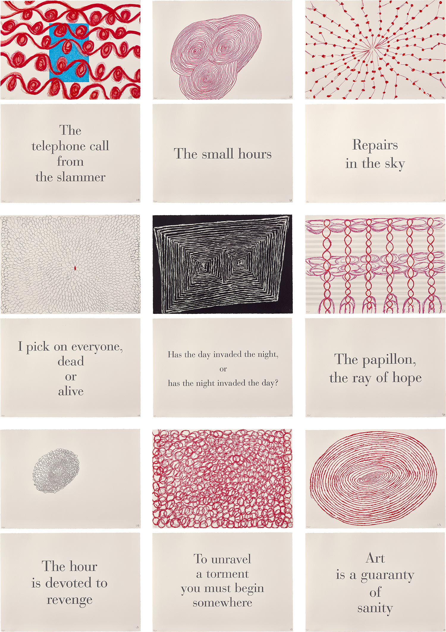 Louise Bourgeois — What is the Shape of This Problem (MoMA 658-667)
