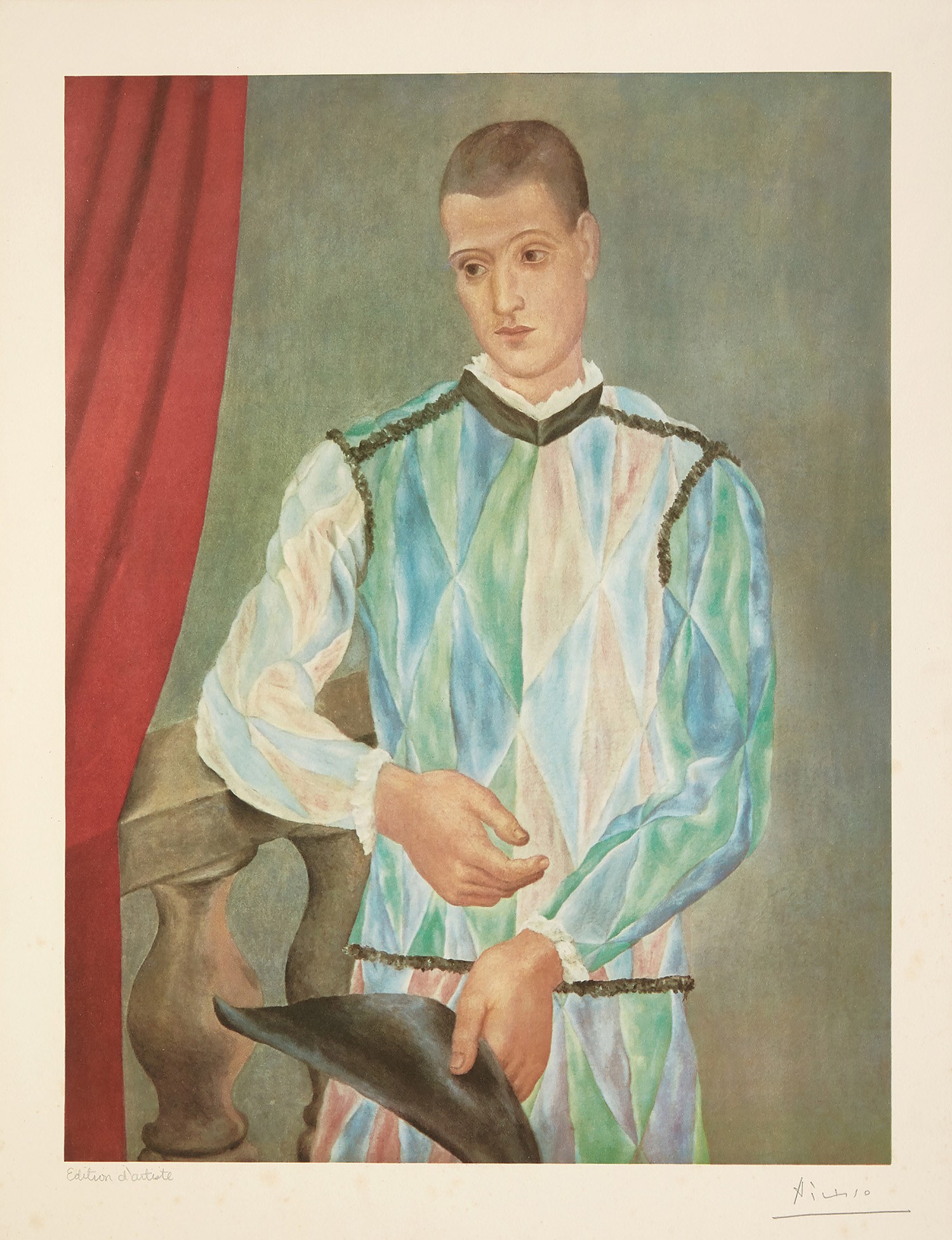 Pablo Picasso — Harlequin, from Barcelona Suite (Cz. 230)