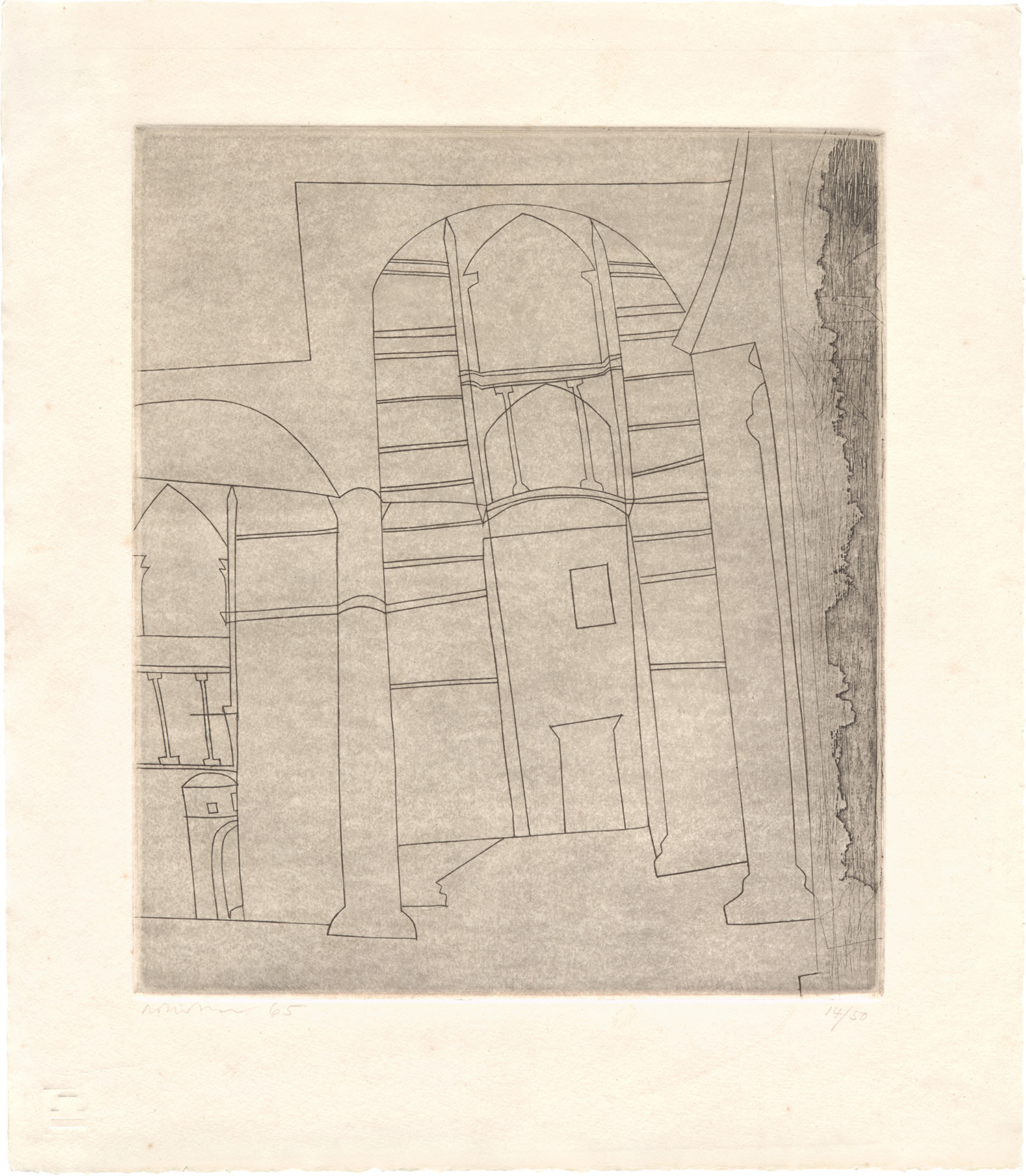 Ben Nicholson — Siena (large version) (L. 22, C. 39)