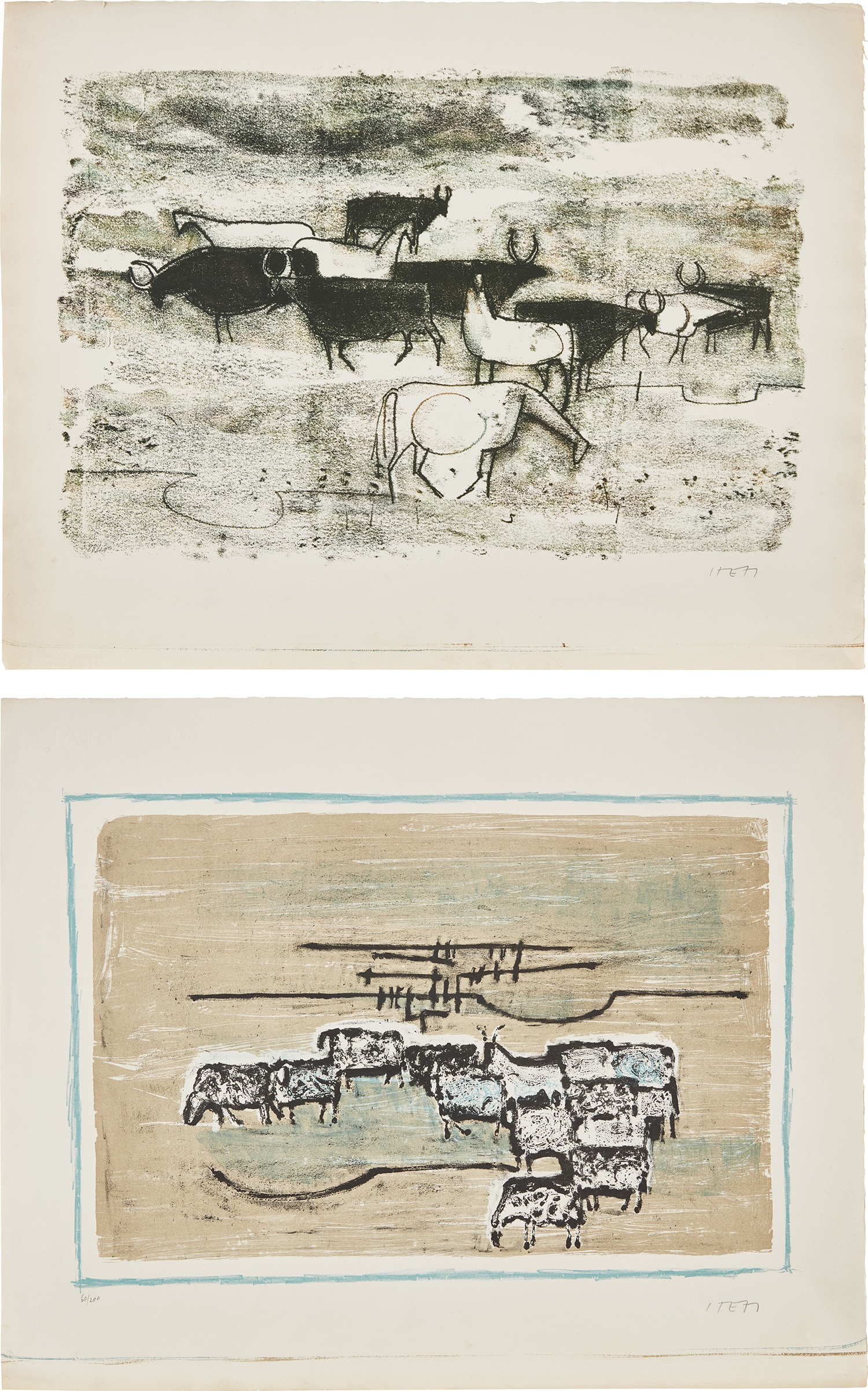 Georges Item — [Sheep]; and [Cows]