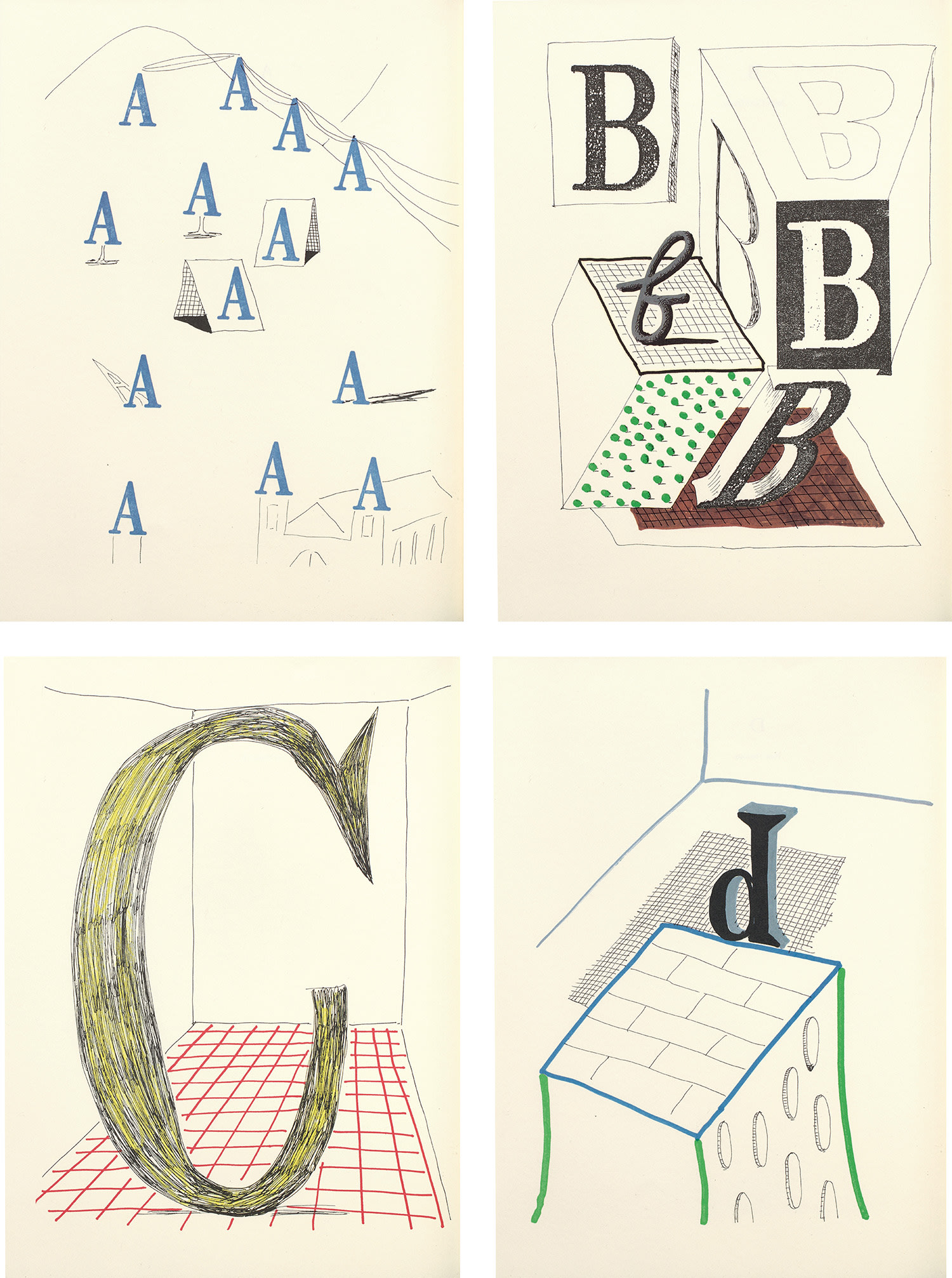 Hockney's Alphabet