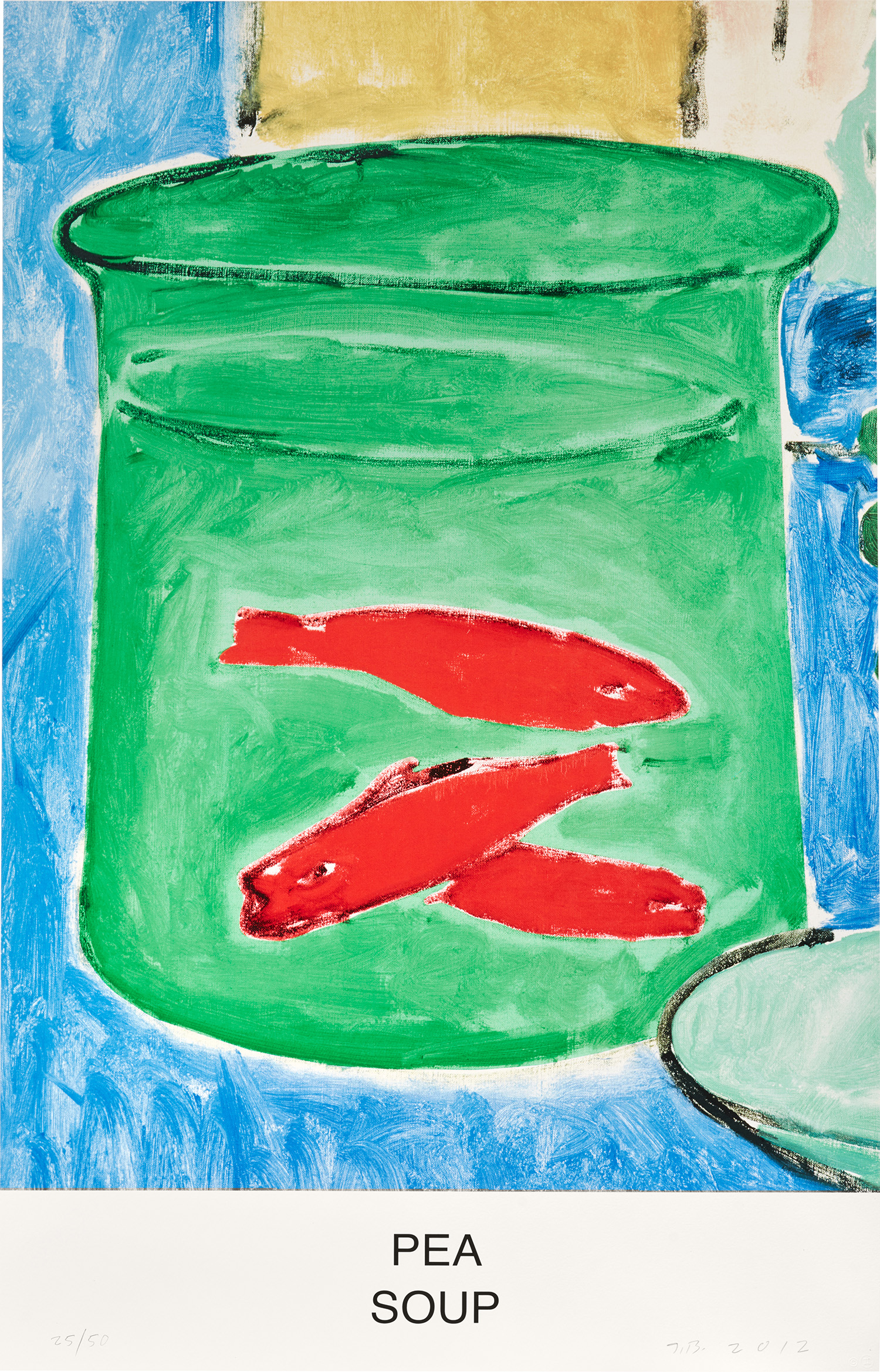 John Baldessari — Eight Soups: Pea Soup