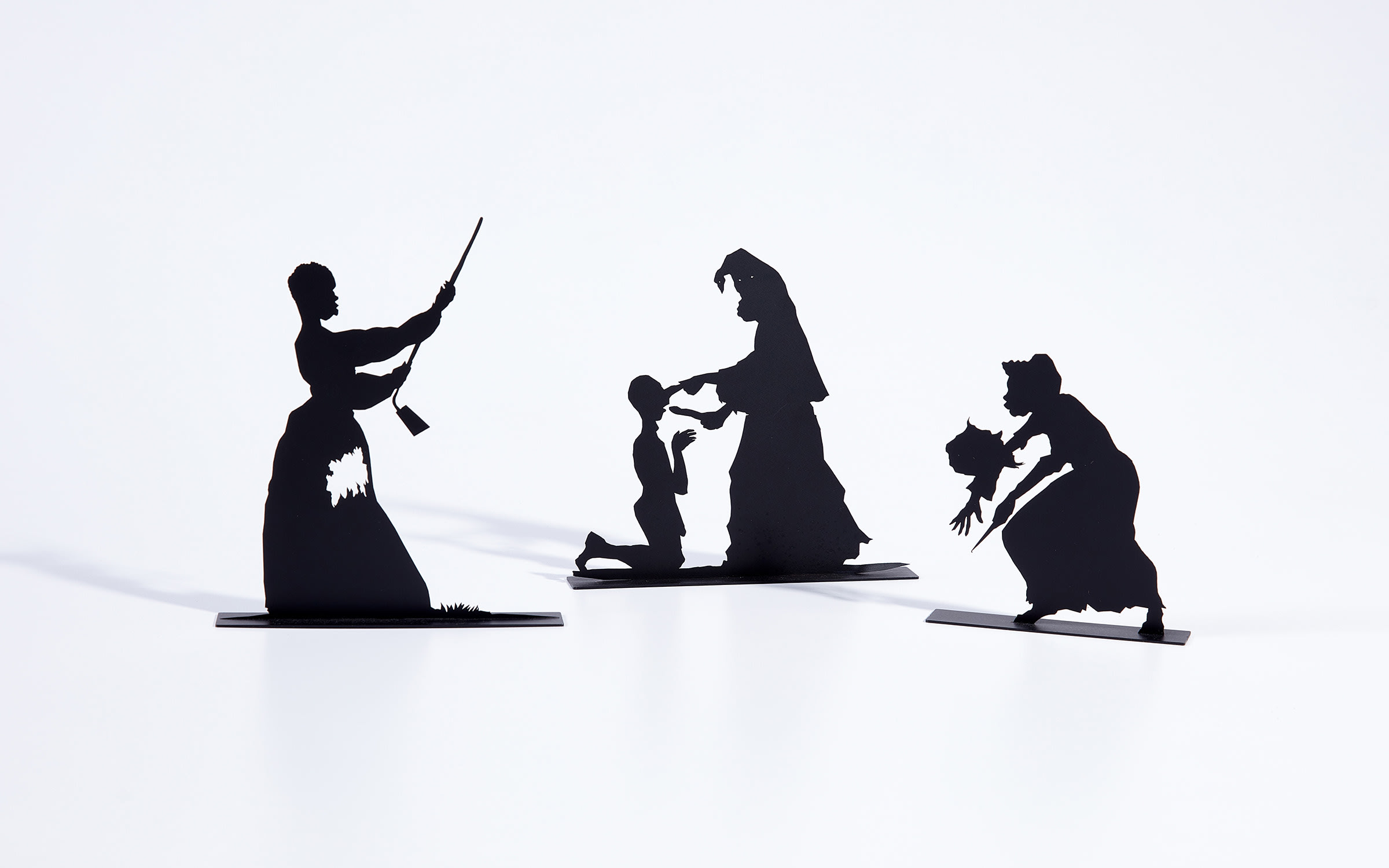 Kara Walker — The Bush; Skinny; and De-boning