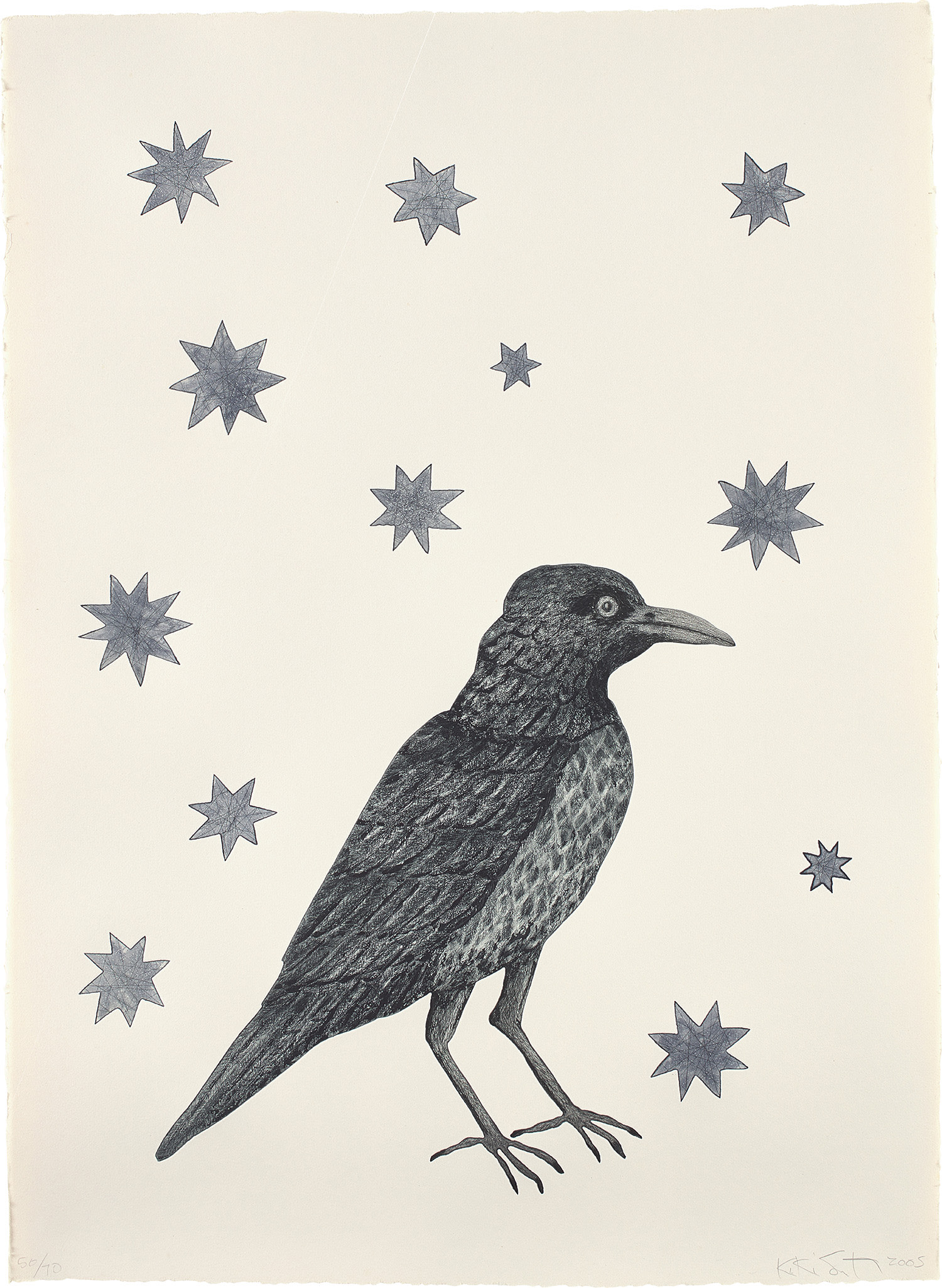 Bird with Stars