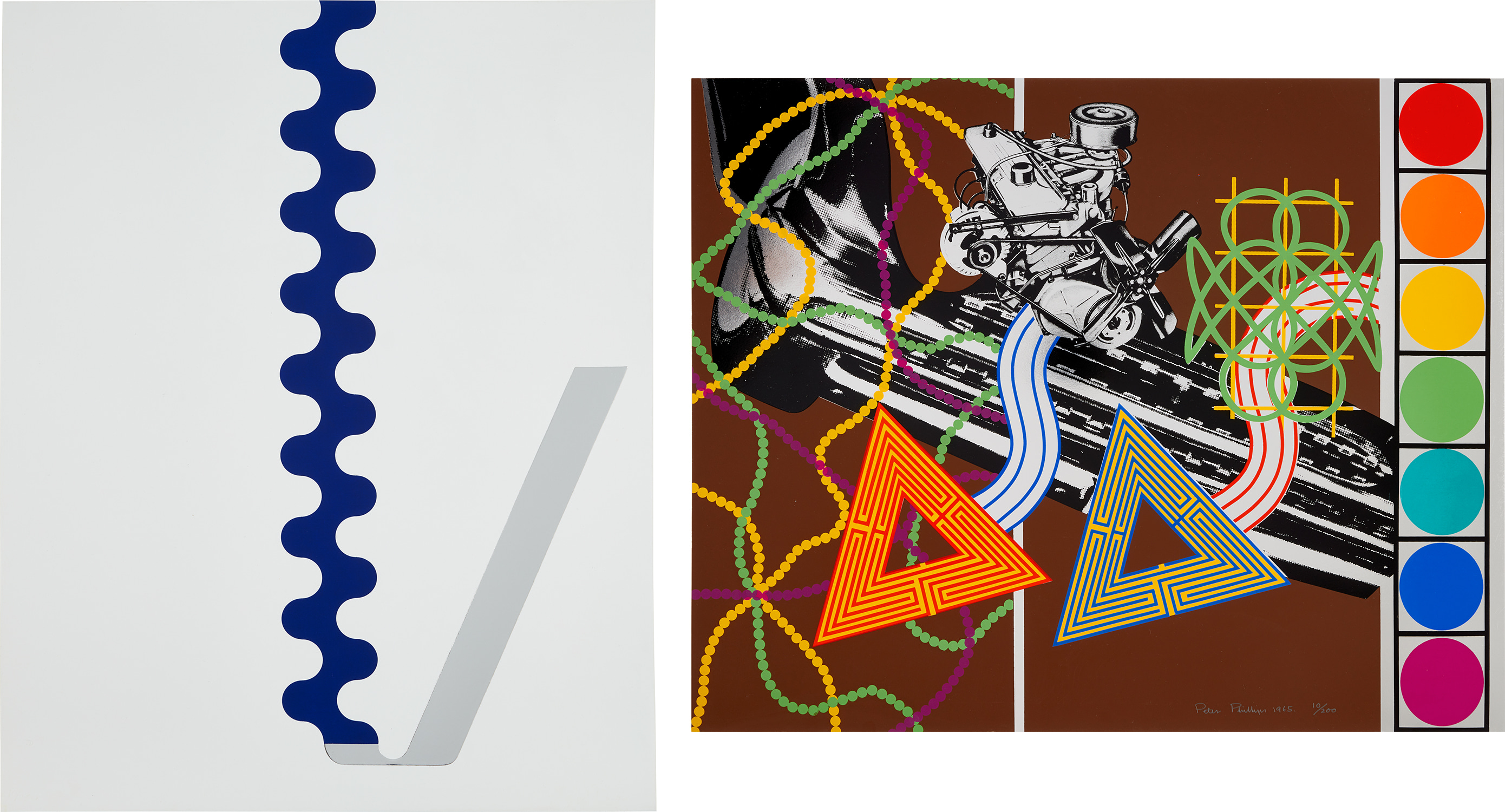 Slide; and Custom Print II, from 11 Pop Artists, Volume II (I. & H. 3)