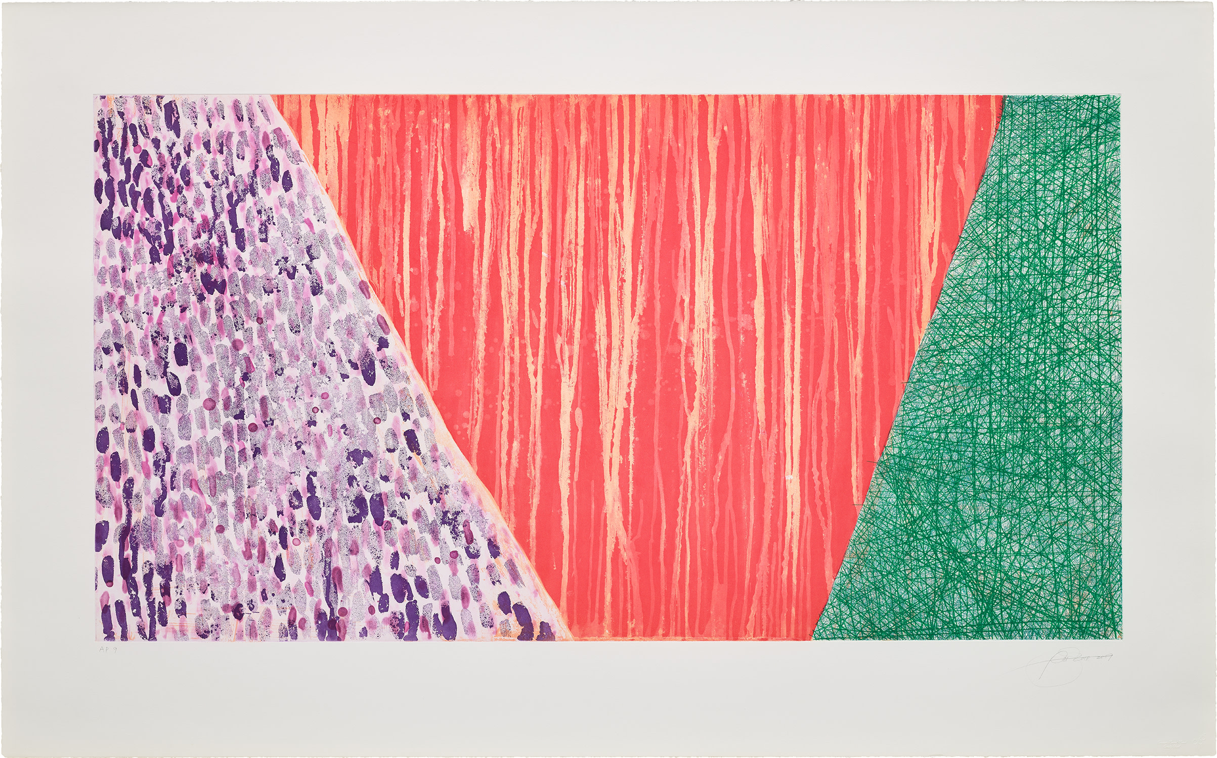 Pat Steir — Alphabet: Secondary