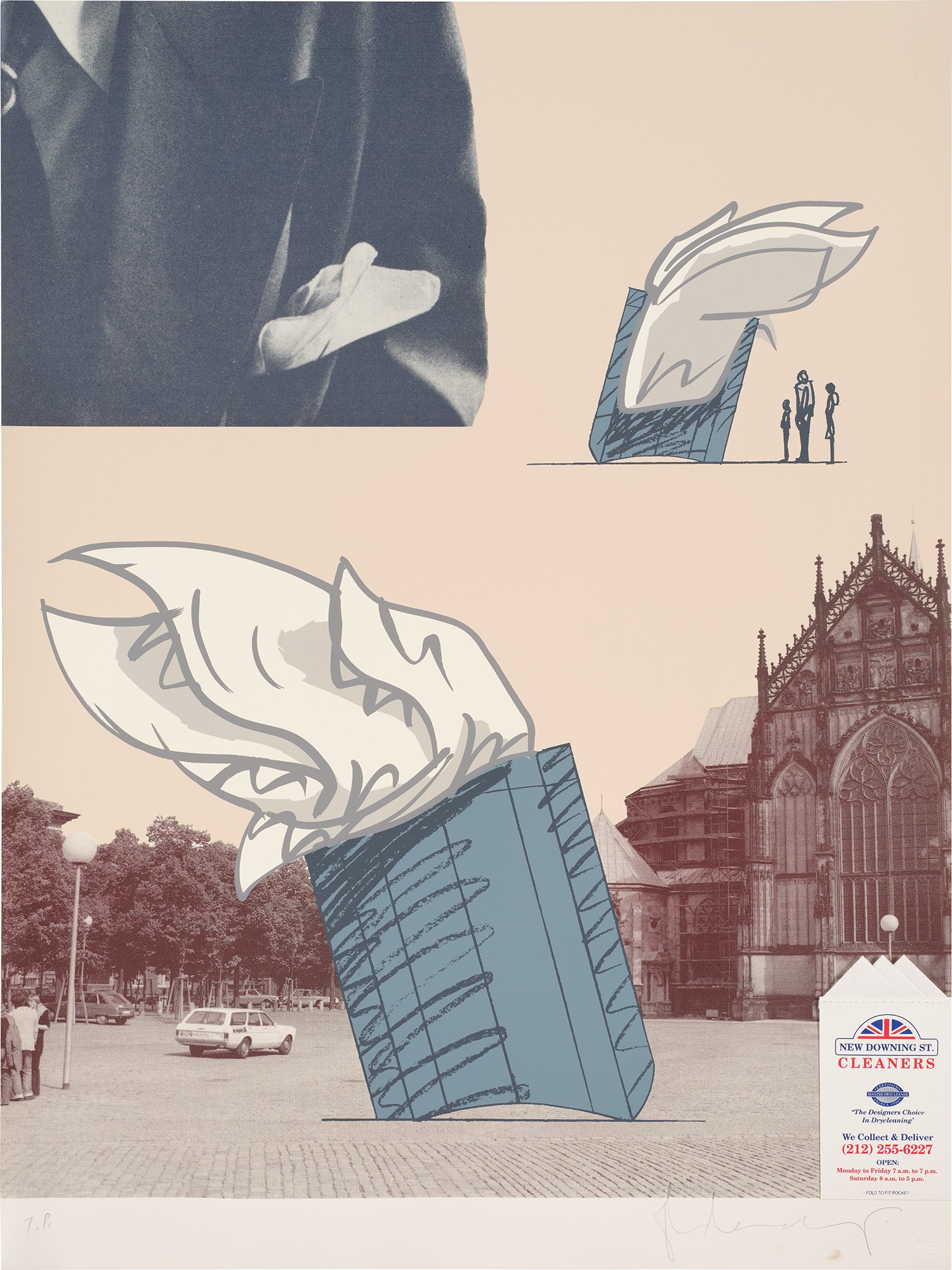 Claes Oldenburg — Architect's Handkerchief, from Skulptur Projekte Münster