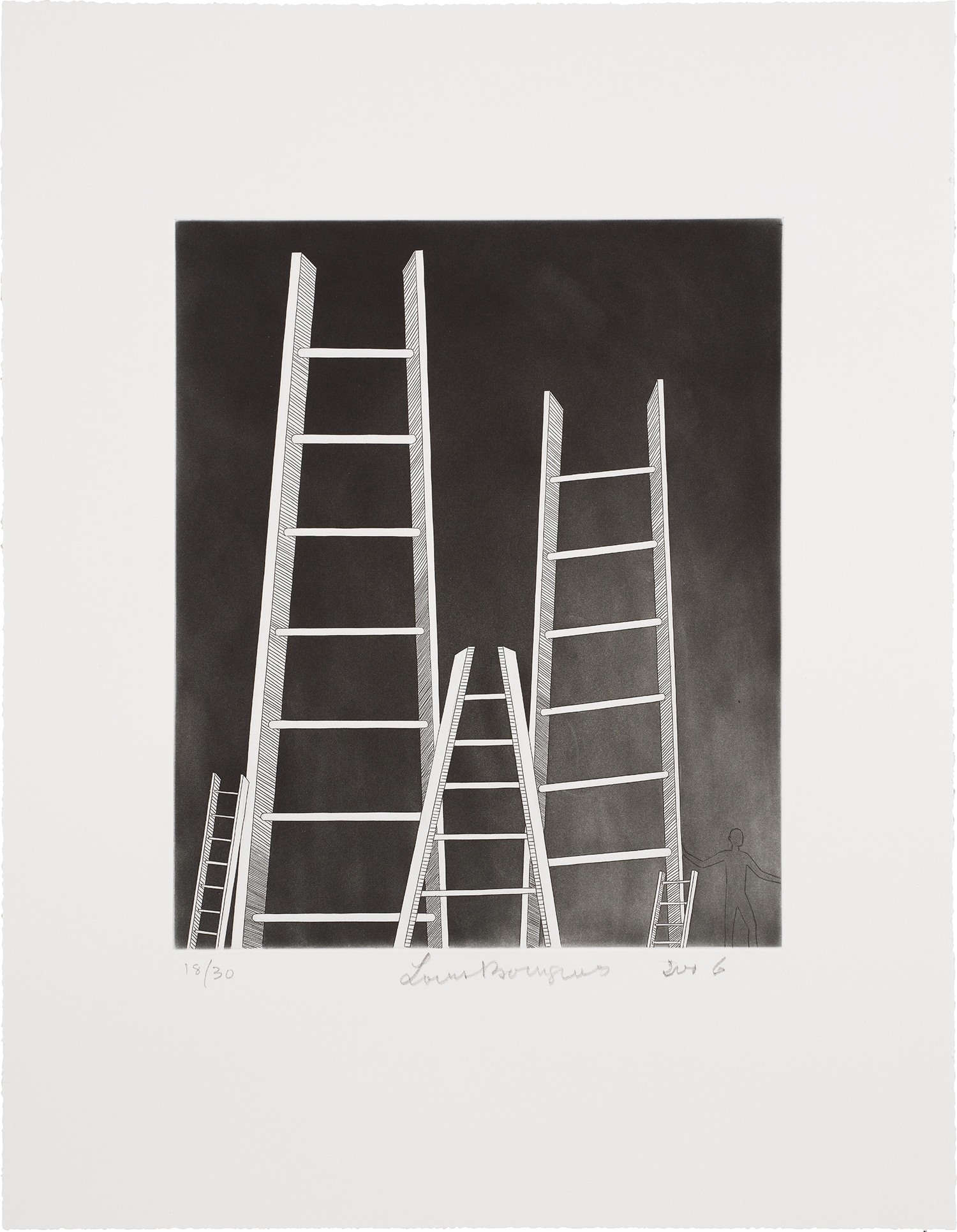 Louise Bourgeois — The Ladders (MoMA 406/VII)
