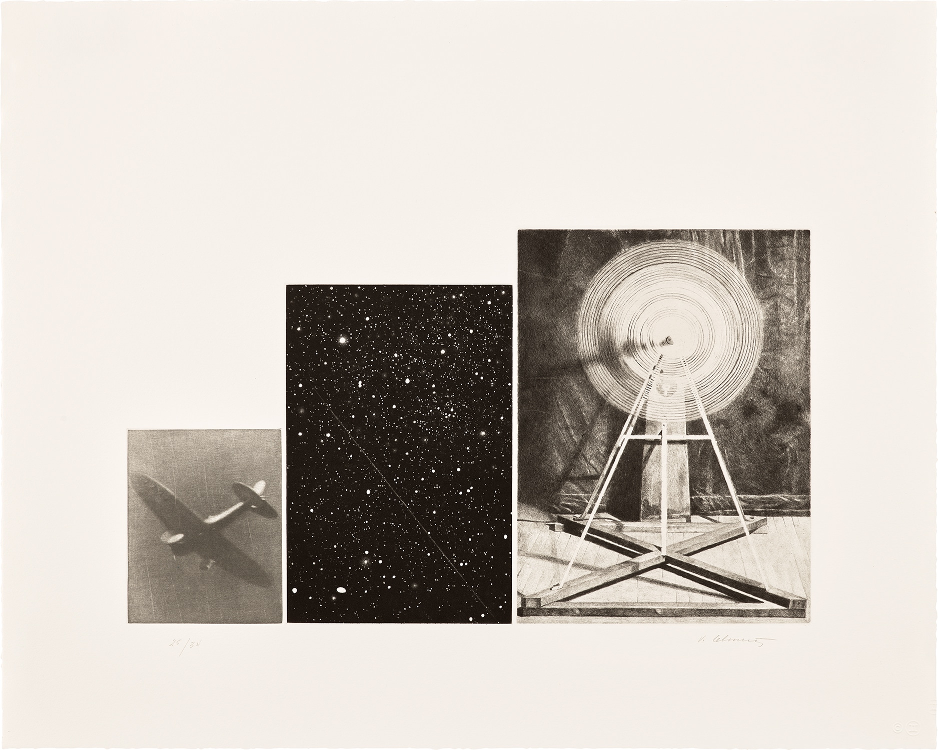 Vija Celmins — Concentric Bearings, D (G. 1222, R. 19)