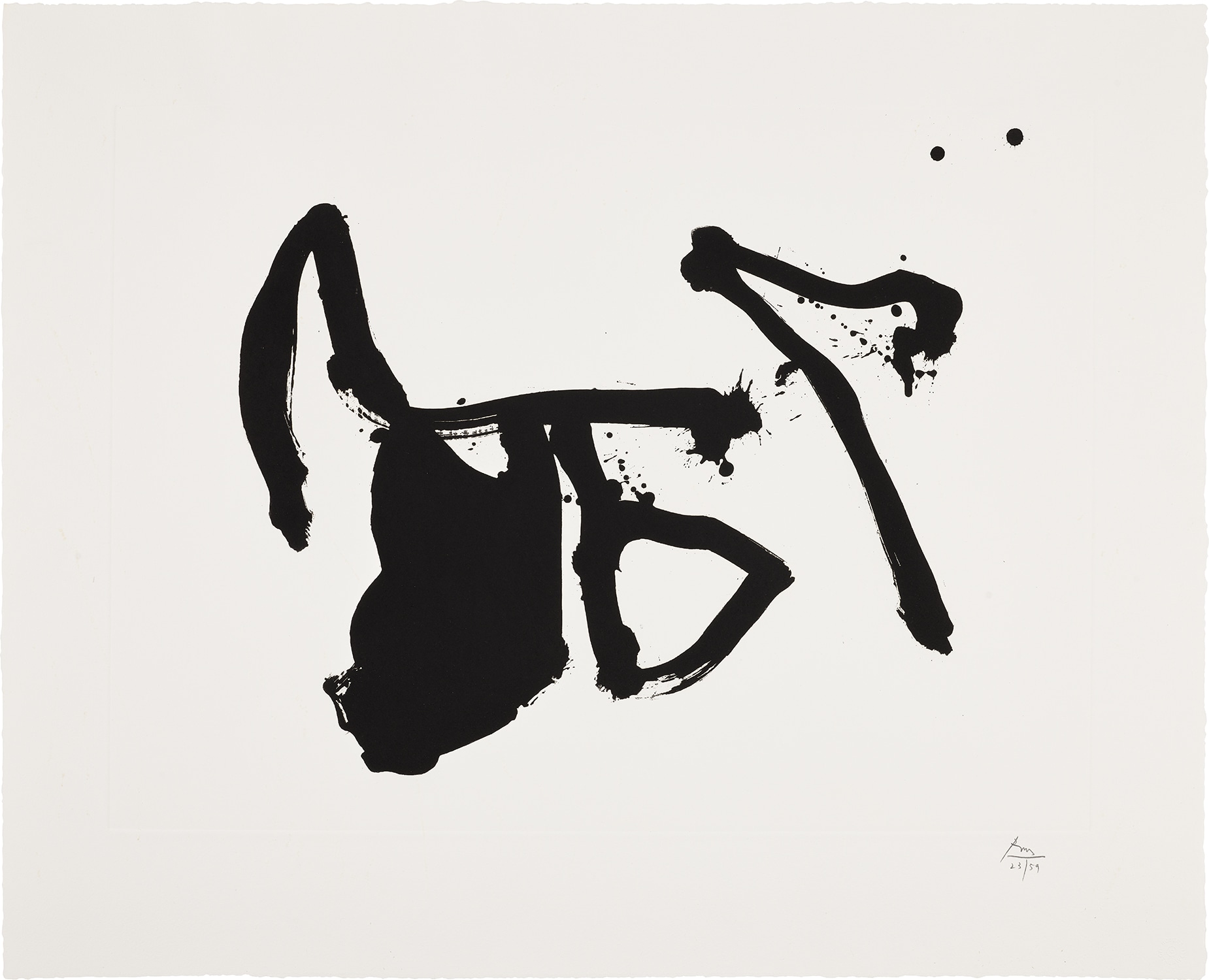 Robert Motherwell — Signs on White (E. & B. 284)